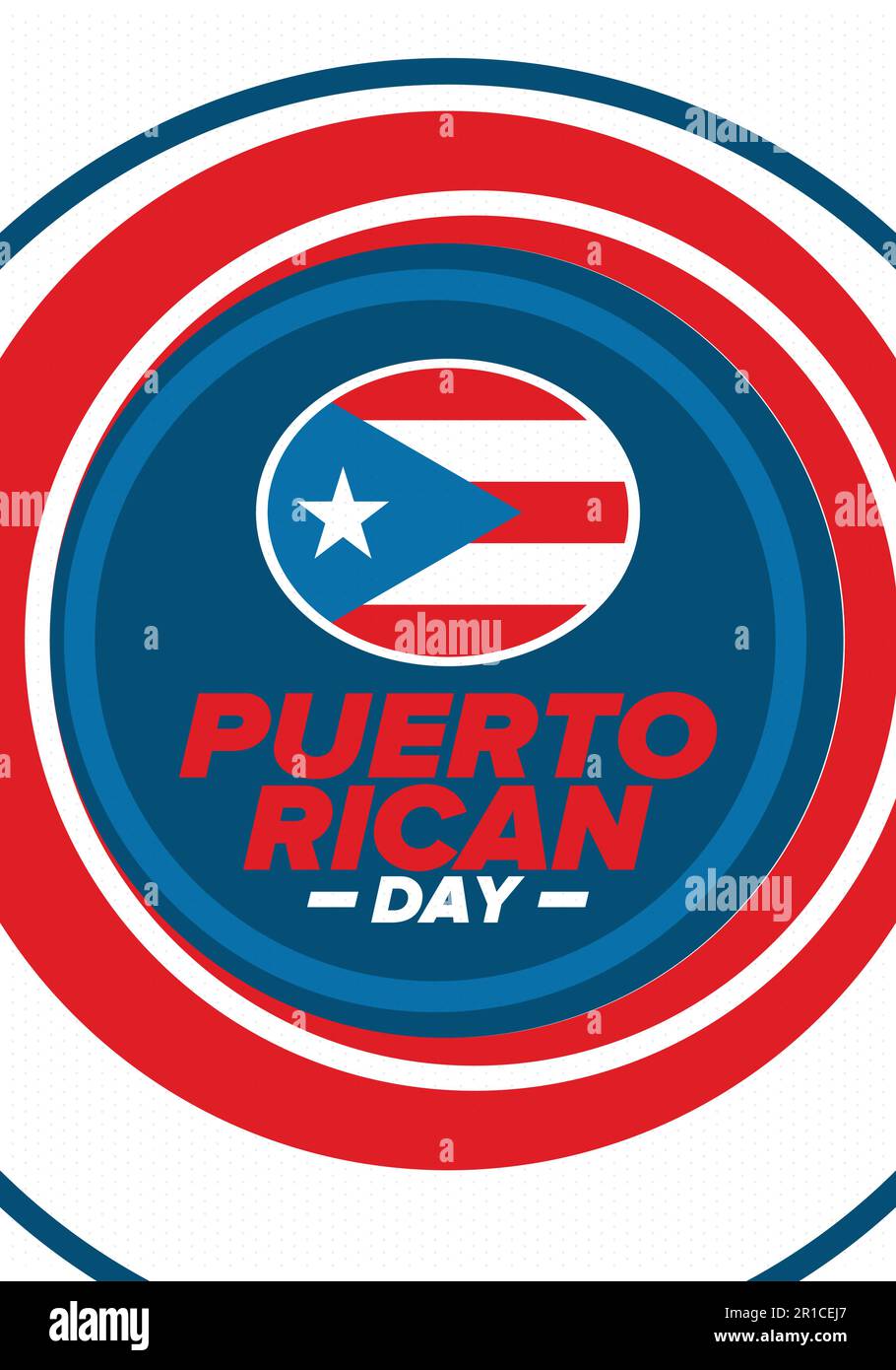 Puerto Rican Day. National happy holiday. Festival and parade in honor