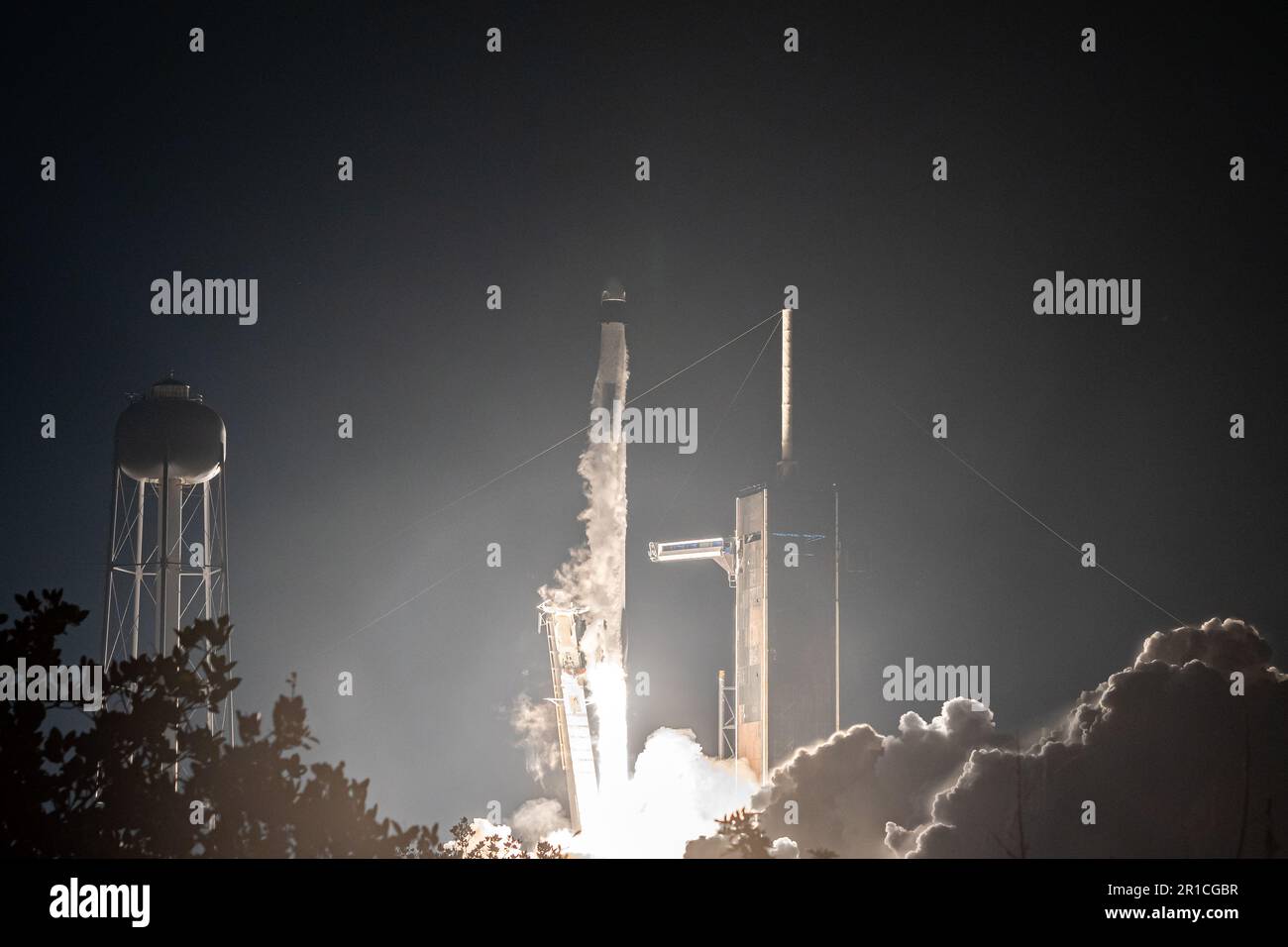 SpaceX Crew-6 Liftoff Stock Photo