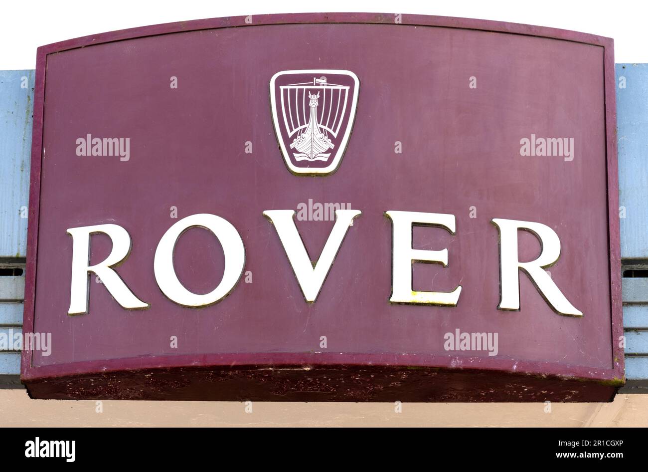Historic Advertising sign for the Rover Motor Company Limited Stock Photo Alamy