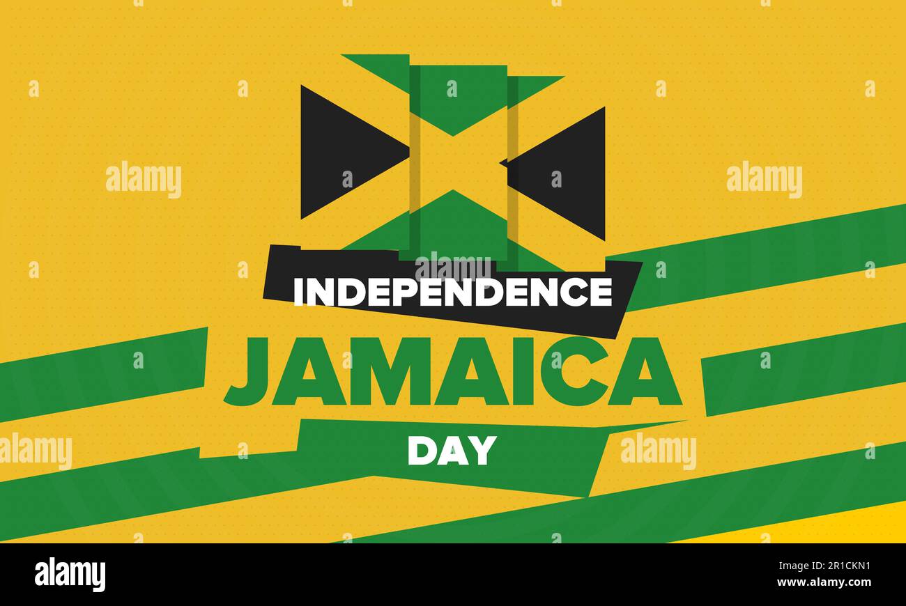 Jamaica Independence Day. Independence of Jamaica. Holiday, celebrated