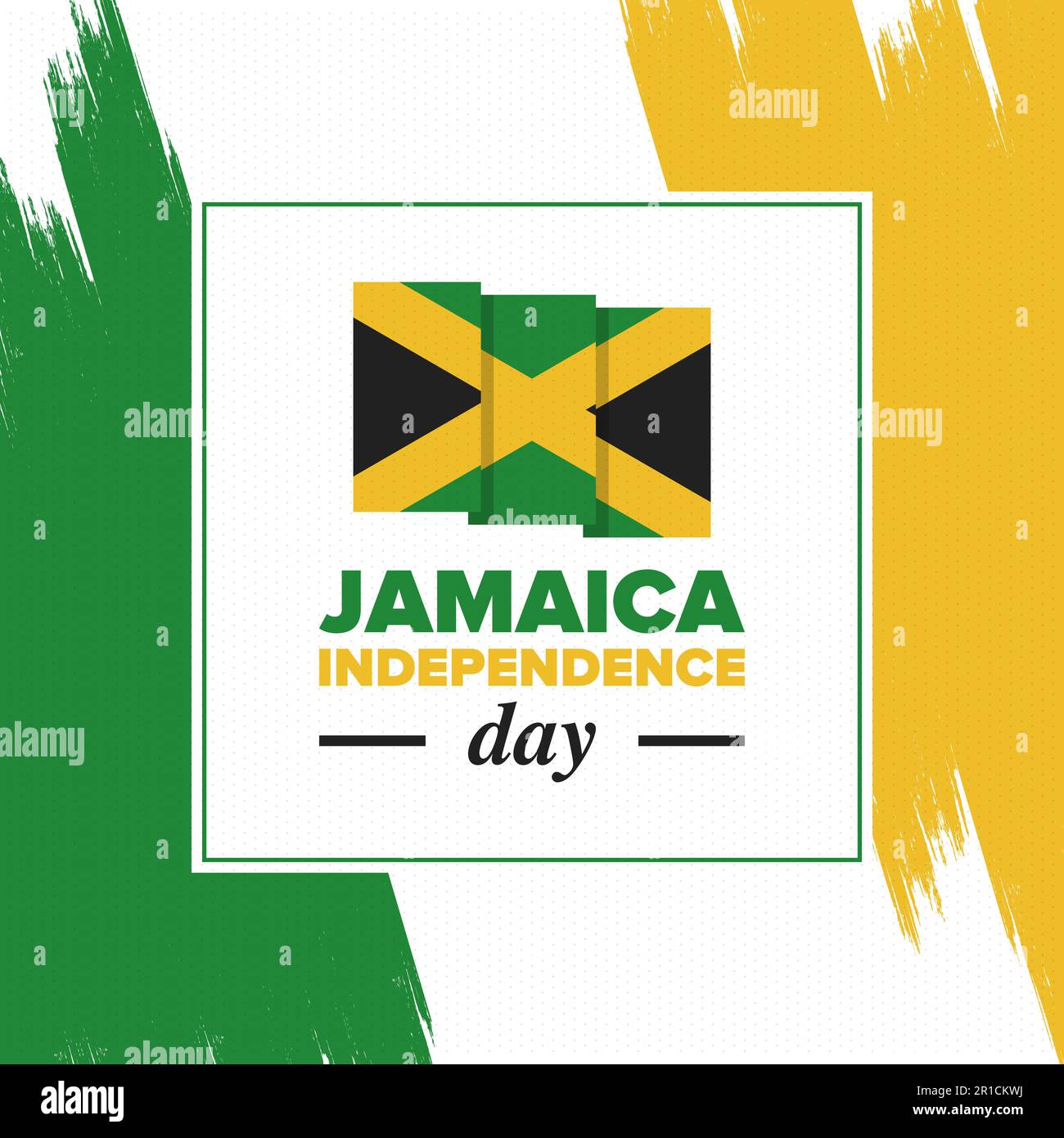 Jamaica Independence Day. Independence of Jamaica. Holiday, celebrated