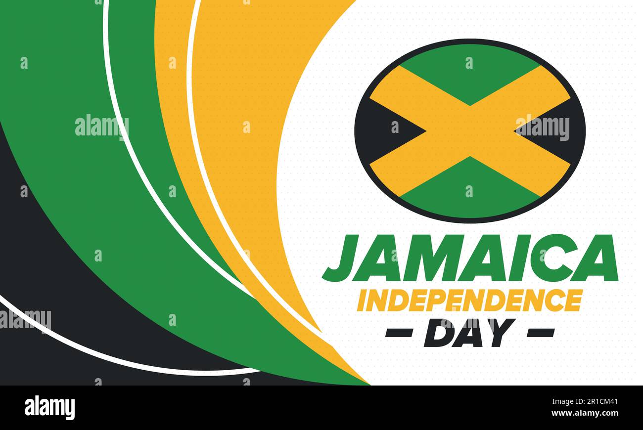 Jamaica Independence Day. Independence of Jamaica. Holiday, celebrated
