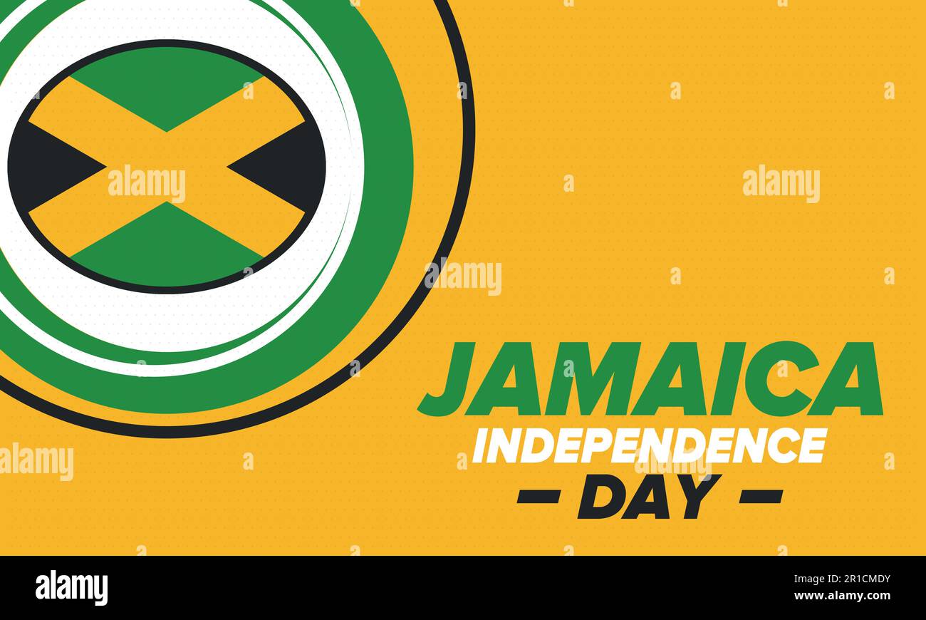 Jamaica Independence Day. Independence of Jamaica. Holiday, celebrated