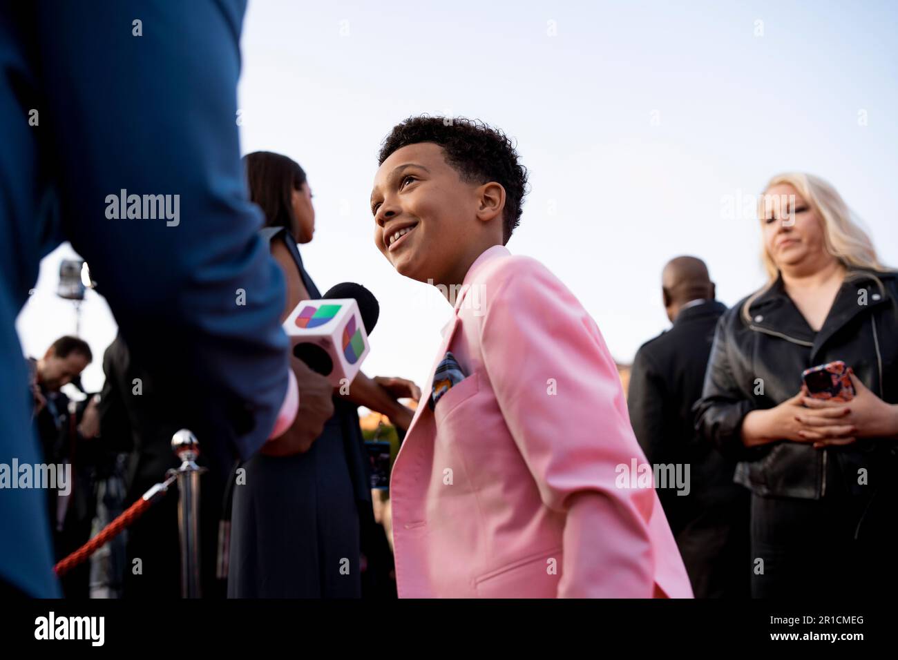 Rome, Italy, 12th May 2023, Leo Abelo Perry attends the premiere of