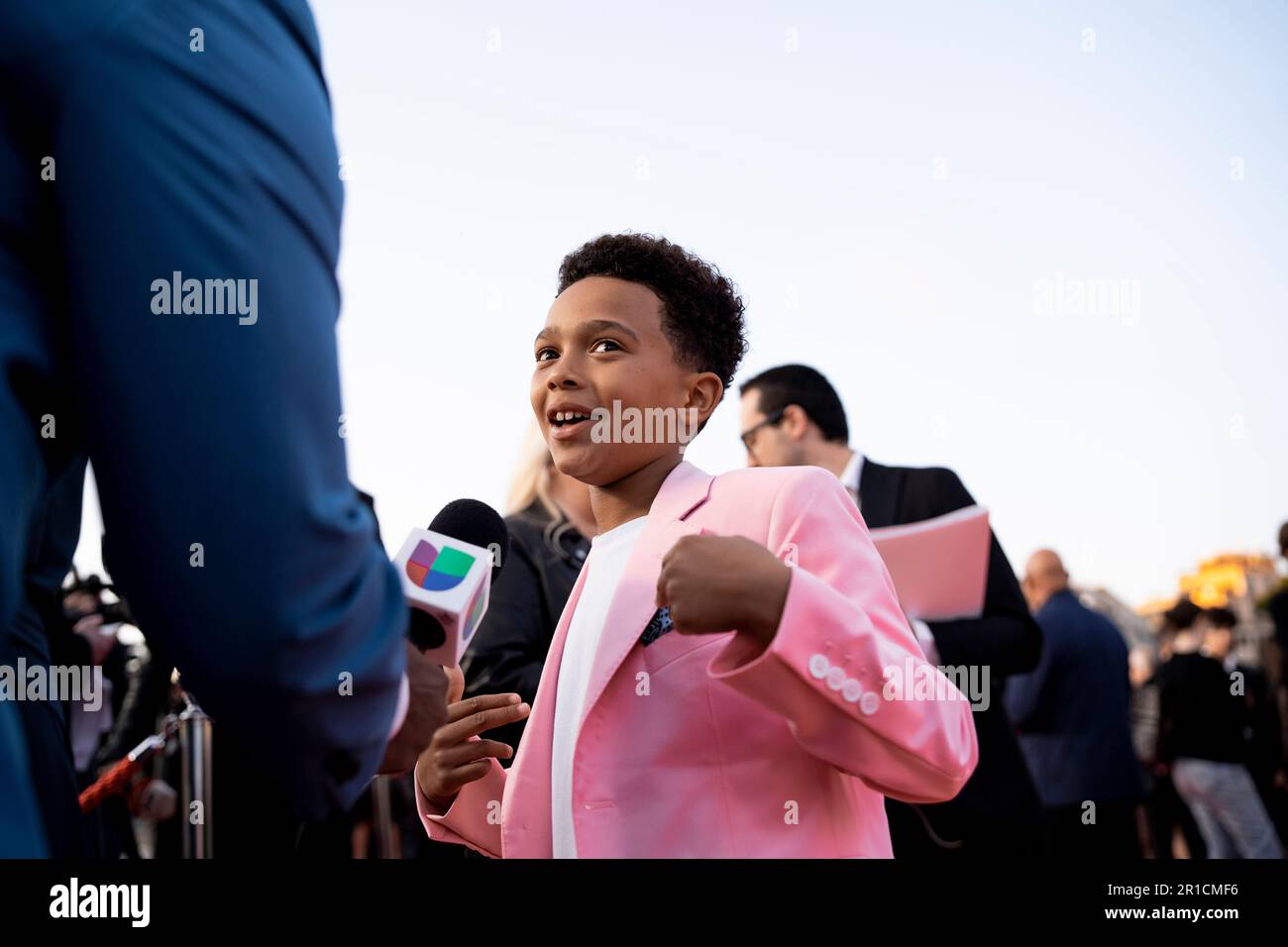 Rome, Italy, 12th May 2023, Leo Abelo Perry attends the premiere of