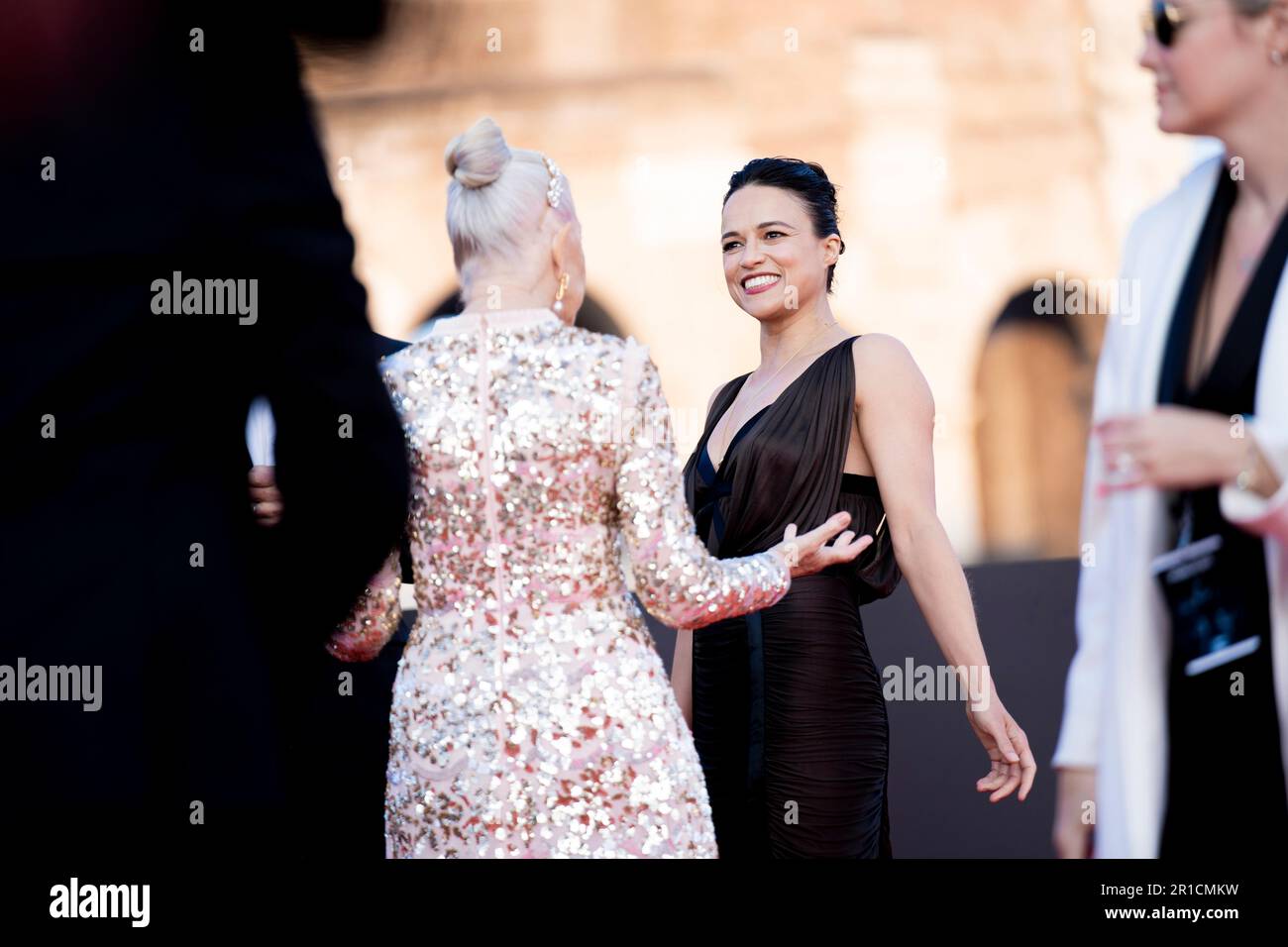 Rome, Italy, 12th May 2023, Michelle Rodriguez attends the premiere of Fast X (Credits photo: Giovanna Onofri) Stock Photo