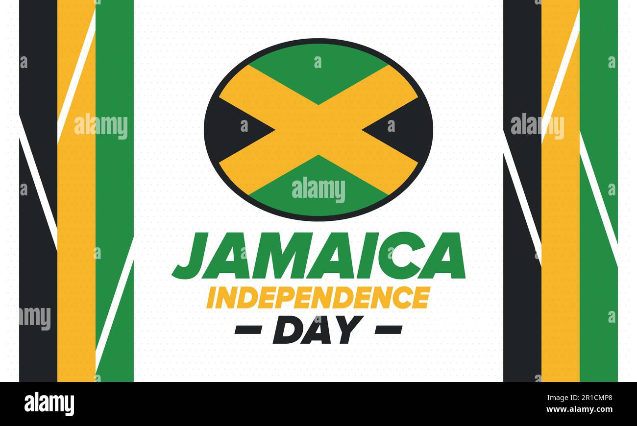 Jamaica Independence Day. Independence of Jamaica. Holiday, celebrated