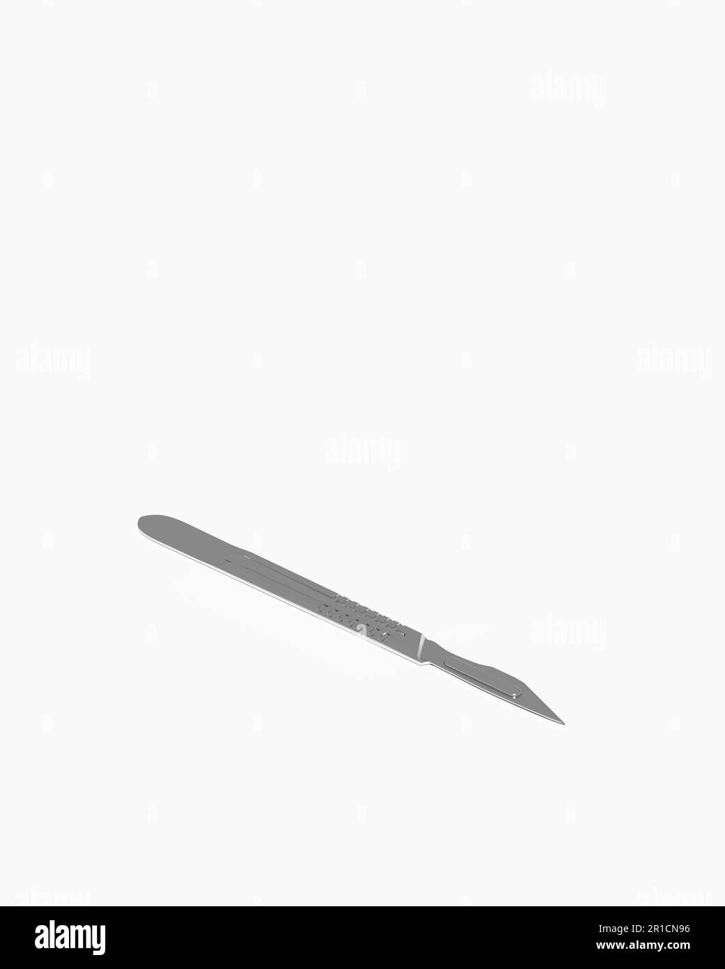 Scalpel Blade Surgical Instrument Laying Flat Surgery Precision
