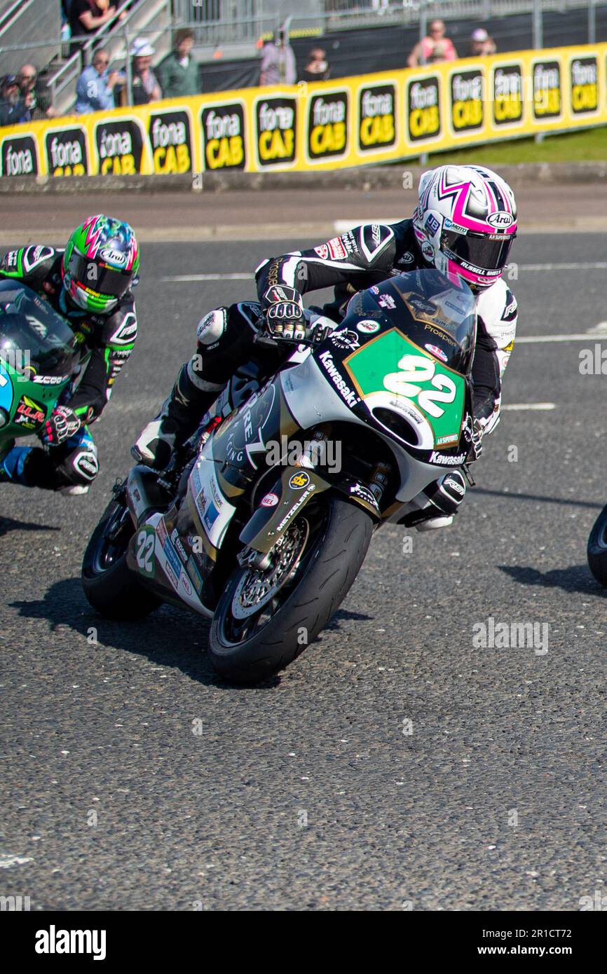 Douglas, Isle Of Man. 19th Jan, 2022. Shaun Anderson (1000 Suzuki)  representing the Crendon Suzuki by Hawk Racing Suzuki team during the RL360  Superstock TT Race at the Isle of Man, Douglas