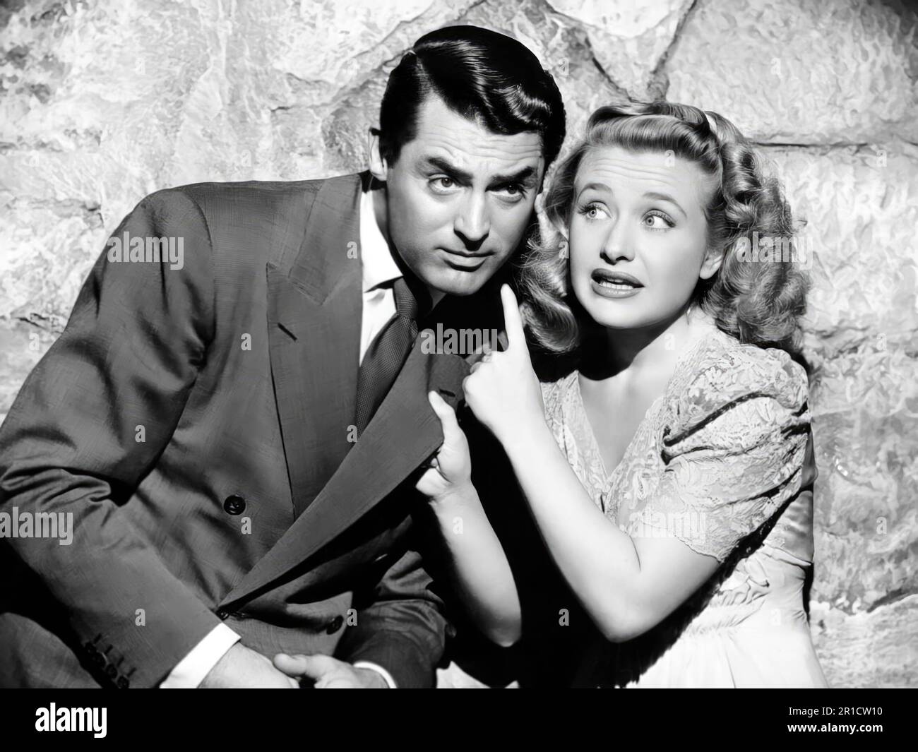 CARY GRANT and PRISCILLA LANE in ARSENIC AND OLD LACE (1944), directed ...