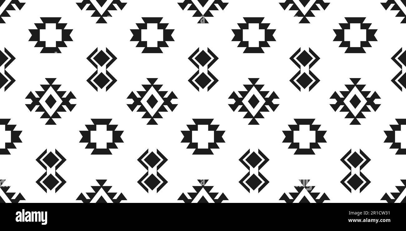 Southwestern Aztec Seamless Pattern. Navajo Print Stock Vector Image ...