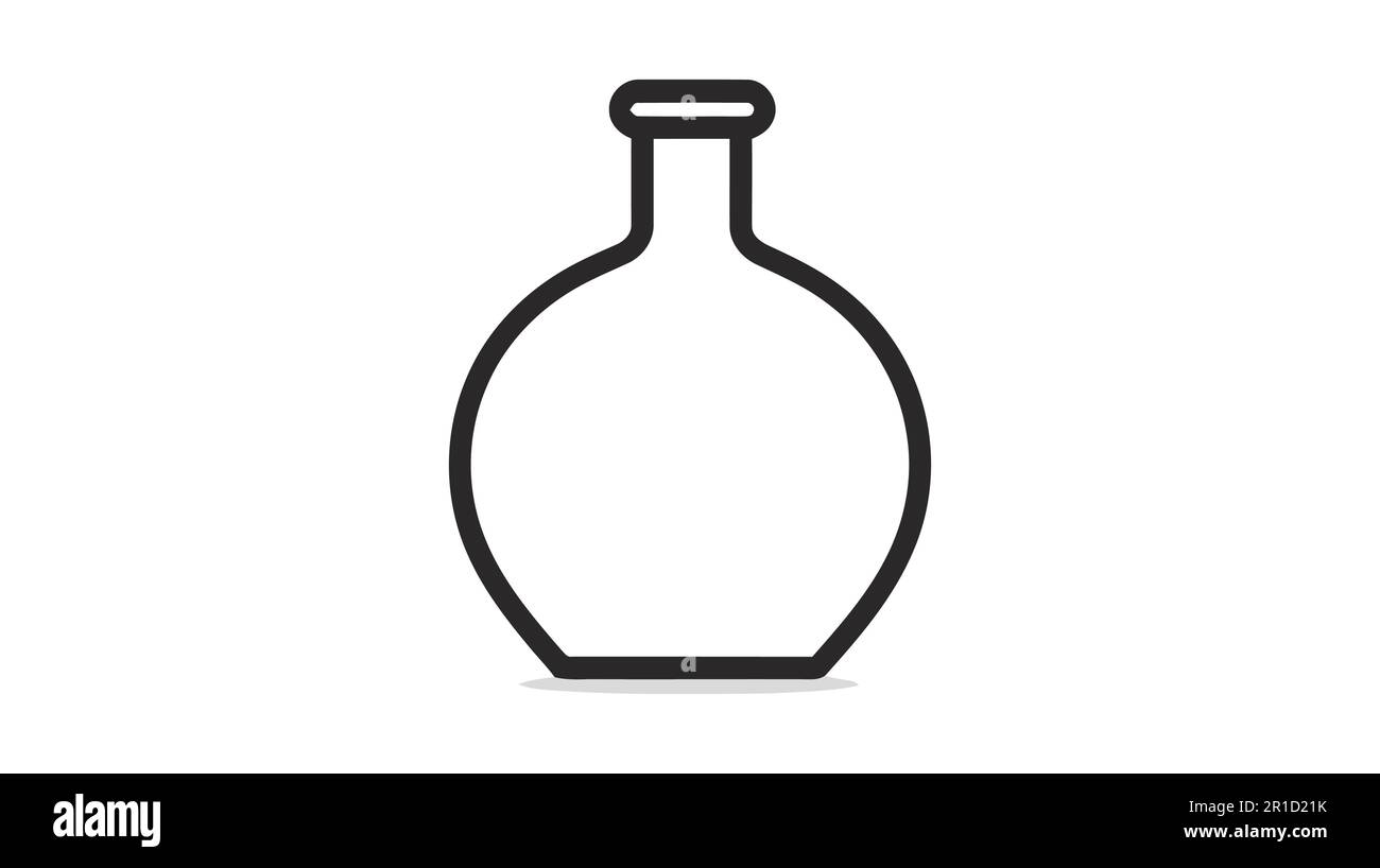 Bottle vector icon, logo isolated on white background Stock Vector ...