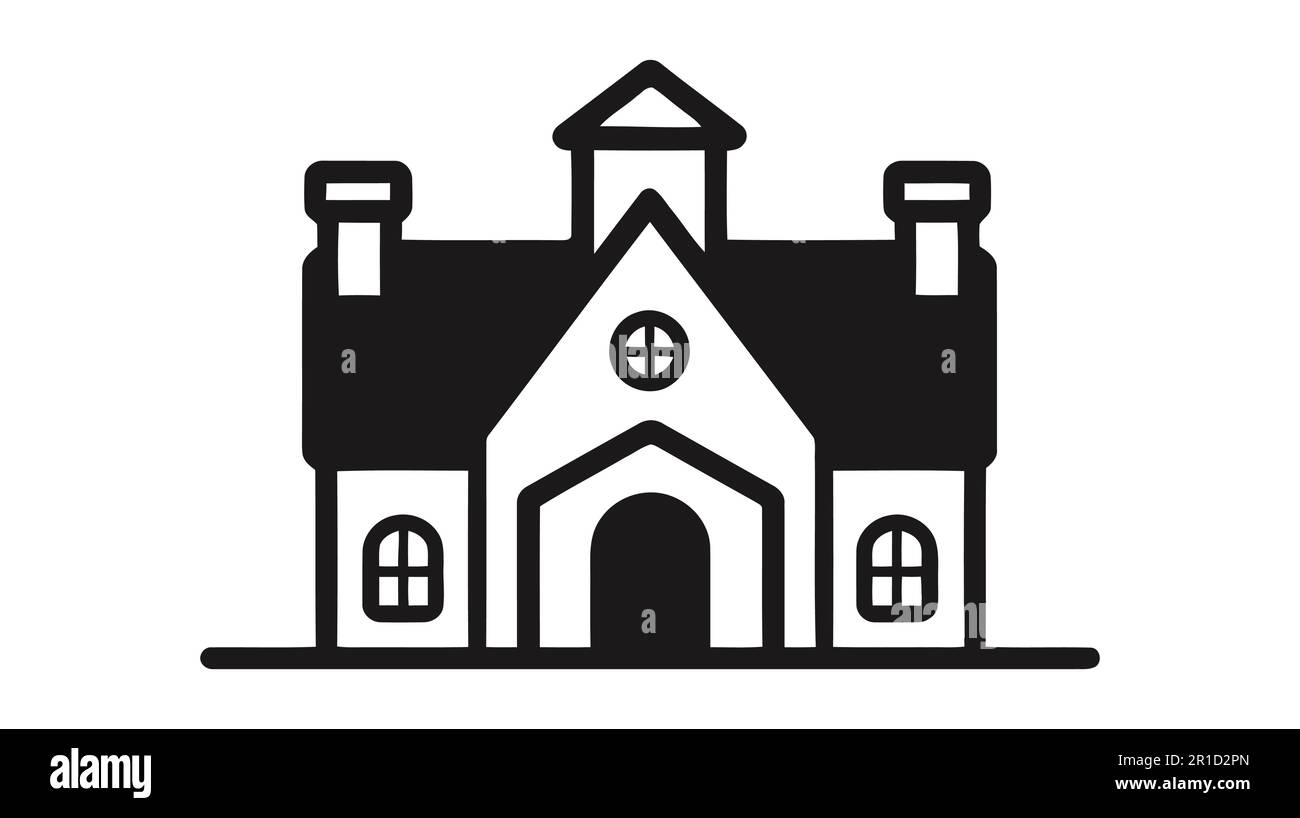 Home vector image. Vector illustration isolated on white background ...