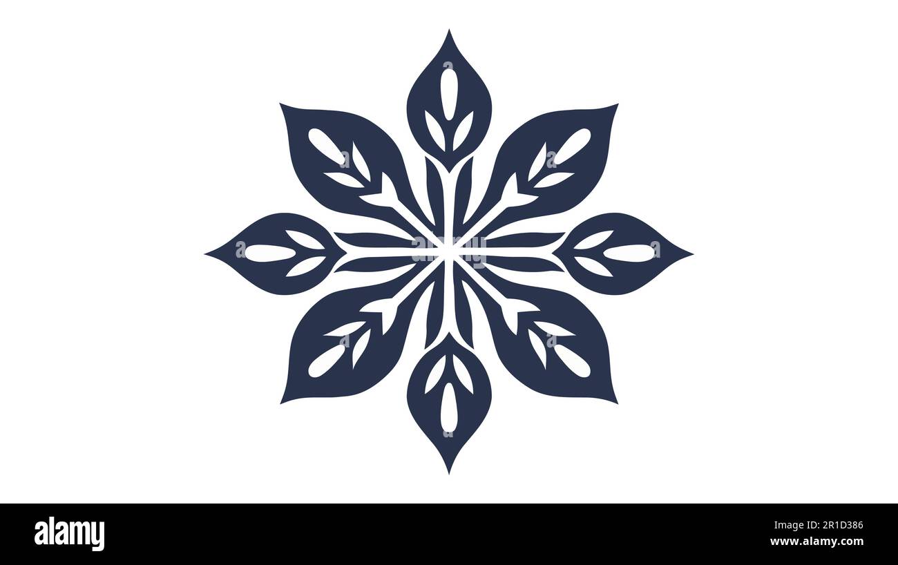 Snowflake icon, vector logo isolated on white background Stock Vector ...