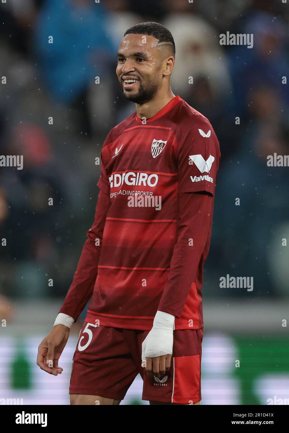 Turin, Italy. 11th May, 2023. Youssef En-Nesyri of Sevilla reacts during the UEFA Europa League match at Juventus Stadium, Turin. Picture credit should read: Jonathan Moscrop/Sportimage Credit: Sportimage Ltd/Alamy Live News Stock Photo