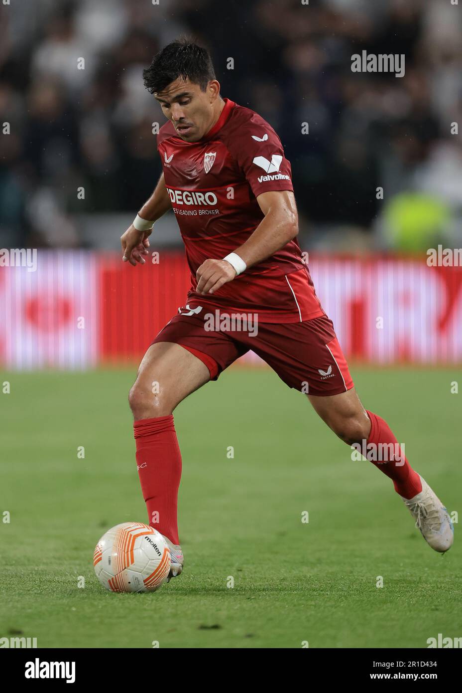 Turin, Italy. 11th May, 2023. Marcos Acuna of Sevilla during the UEFA Europa League match at Juventus Stadium, Turin. Picture credit should read: Jonathan Moscrop/Sportimage Credit: Sportimage Ltd/Alamy Live News Stock Photo