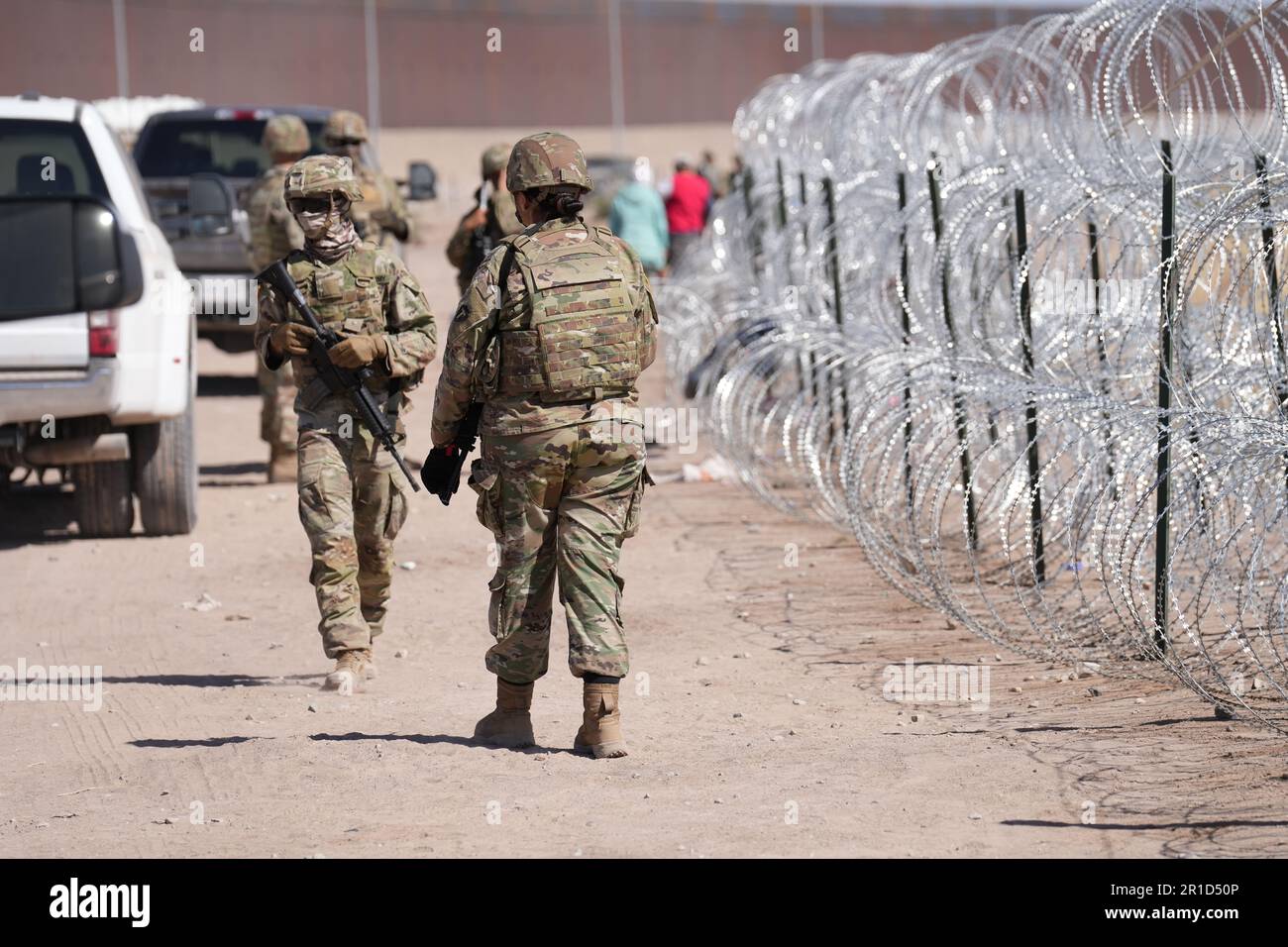 El Paso, United States. 11th May, 2023. Texas Army National Guard