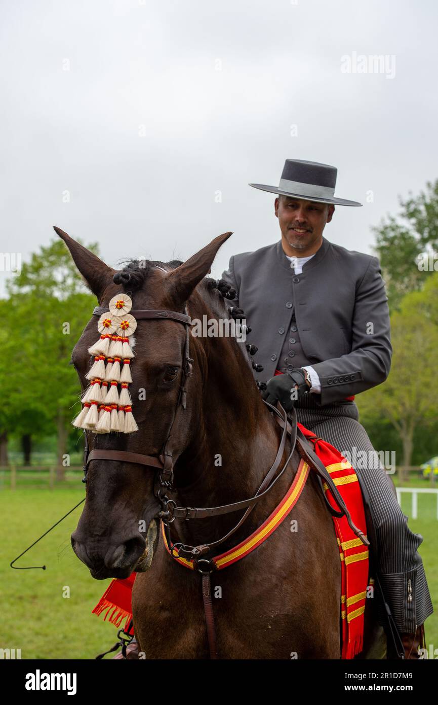 Windsor, Berkshire, UK. 13th May, 2023. Beautiful Spanish ridden horses