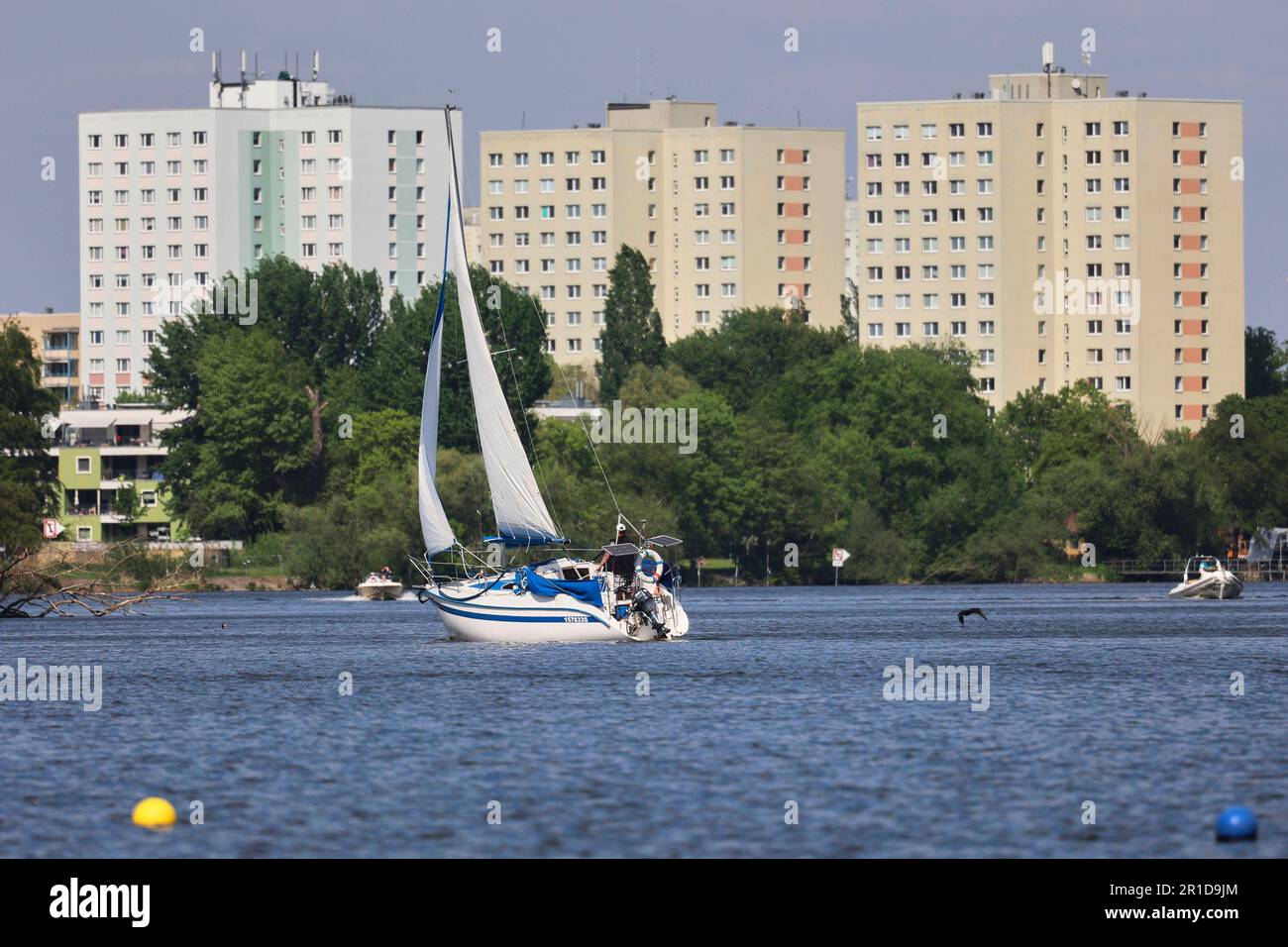Potsdam, Germany. 13th May, 2023. In almost perfect wind conditions, a