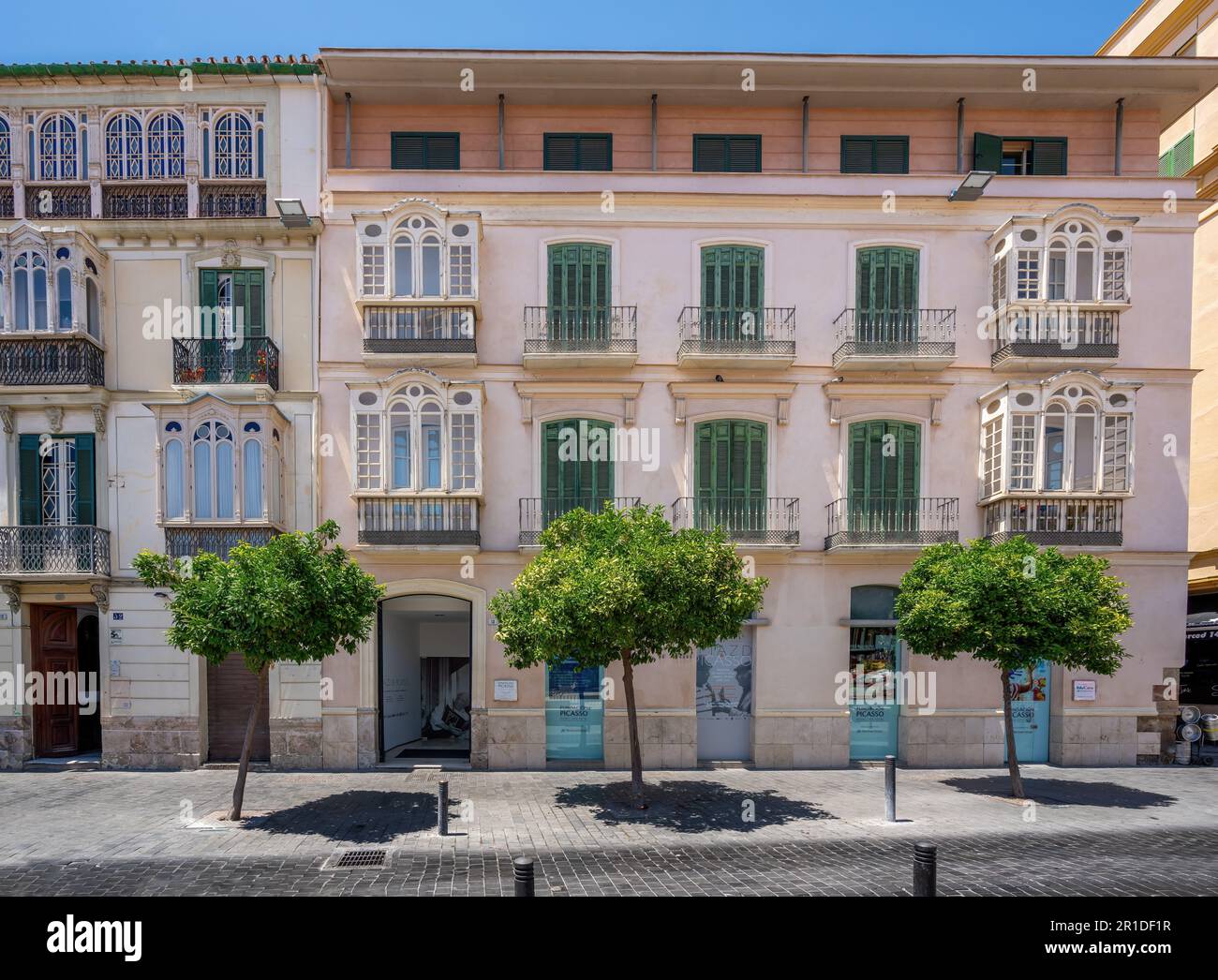 Fundacion Picasso - Pablo Picasso Birthplace Building - Malaga, Andalusia, Spain Stock Photo
