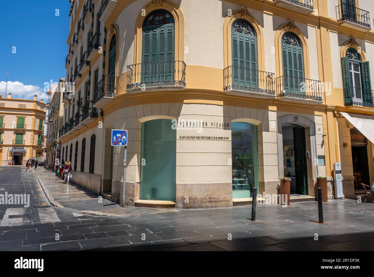 Fundacion Picasso - Pablo Picasso Birthplace Building - Malaga, Andalusia, Spain Stock Photo