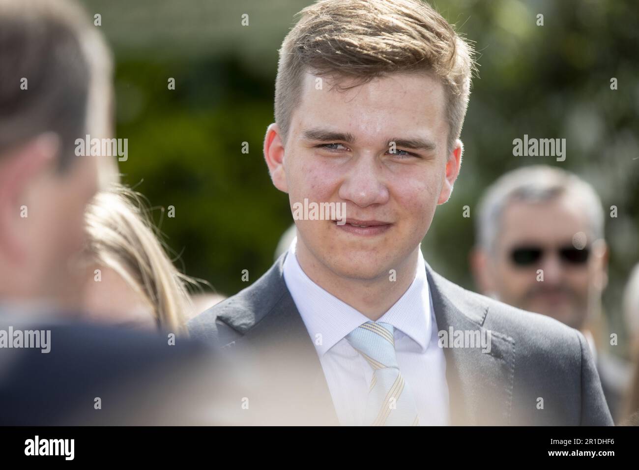 Prince Gabriel Pictured During The Garden Party At The Royal Castle In Prince Gabriel Pictured During The Garden Party At The Royal Castle In