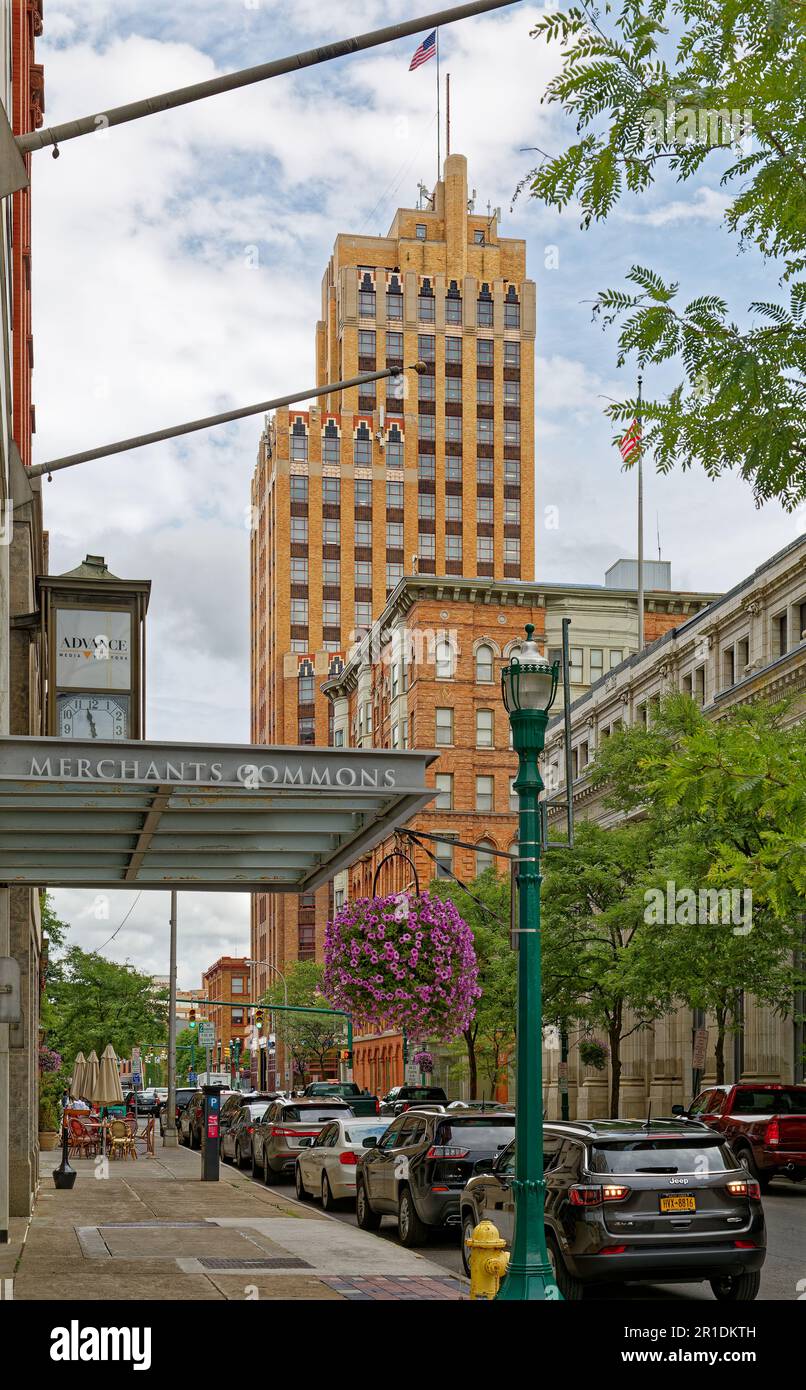 State Tower Building, viewed from South Warren Street Stock Photo Alamy