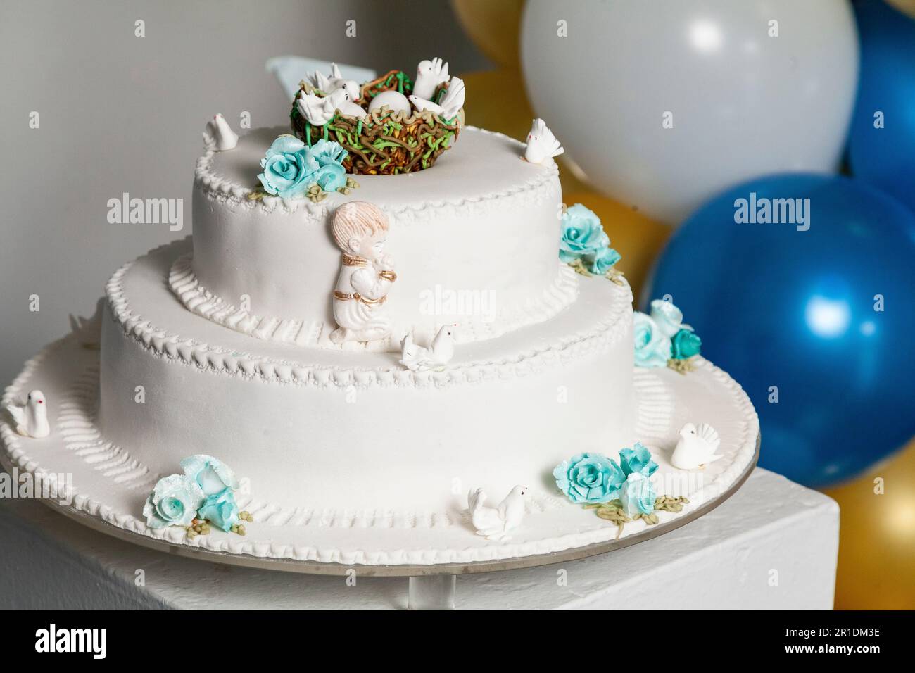 Cakes Comin Rites Religious Social Event; Tasty Cake to Celebrate First Communion Stock ...