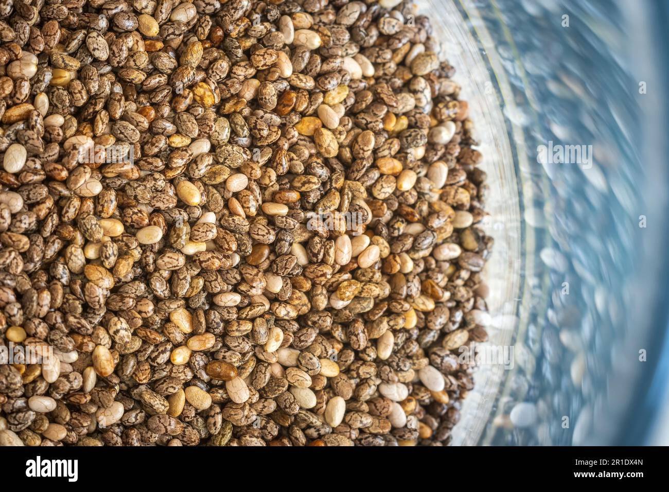 Small pile of chia seeds hi-res stock photography and images - Alamy