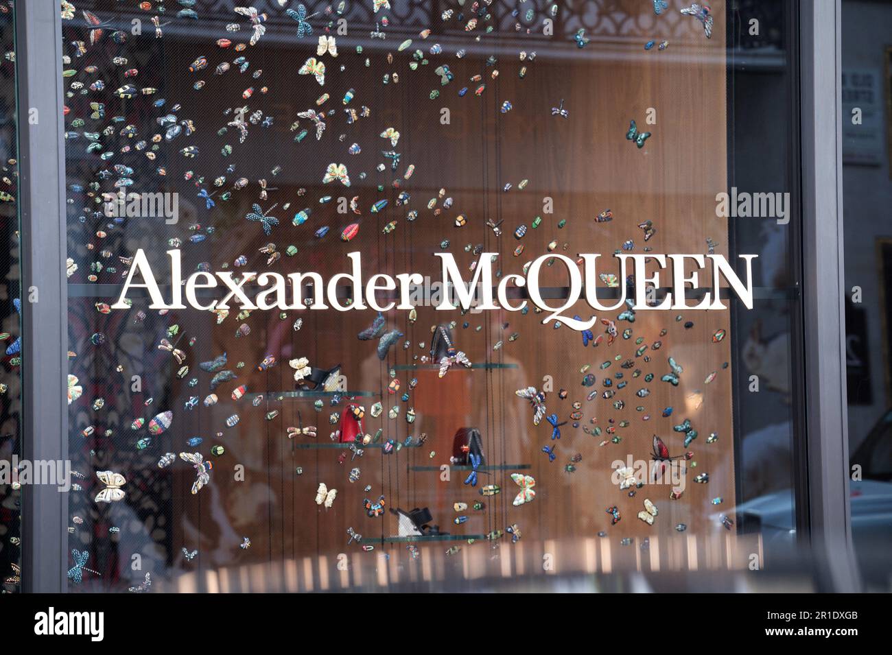 The Alexander McQueen fashion store on Old Bond Street in Mayfair London  Stock Photo - Alamy