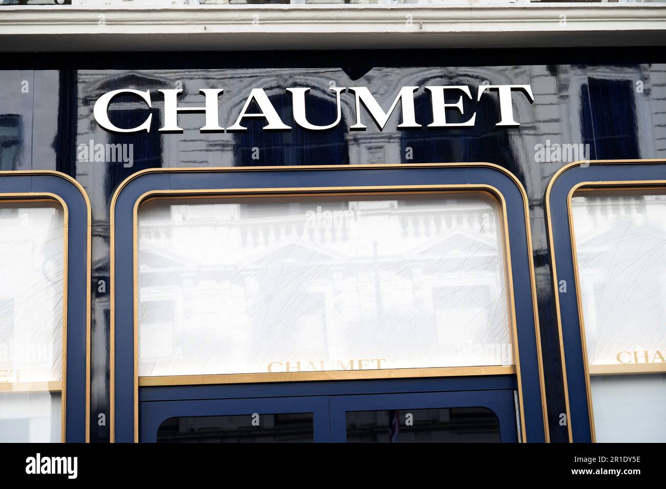 London, UK. 11th May, 2023. A shop sign of CHAUMET Store, on May 07