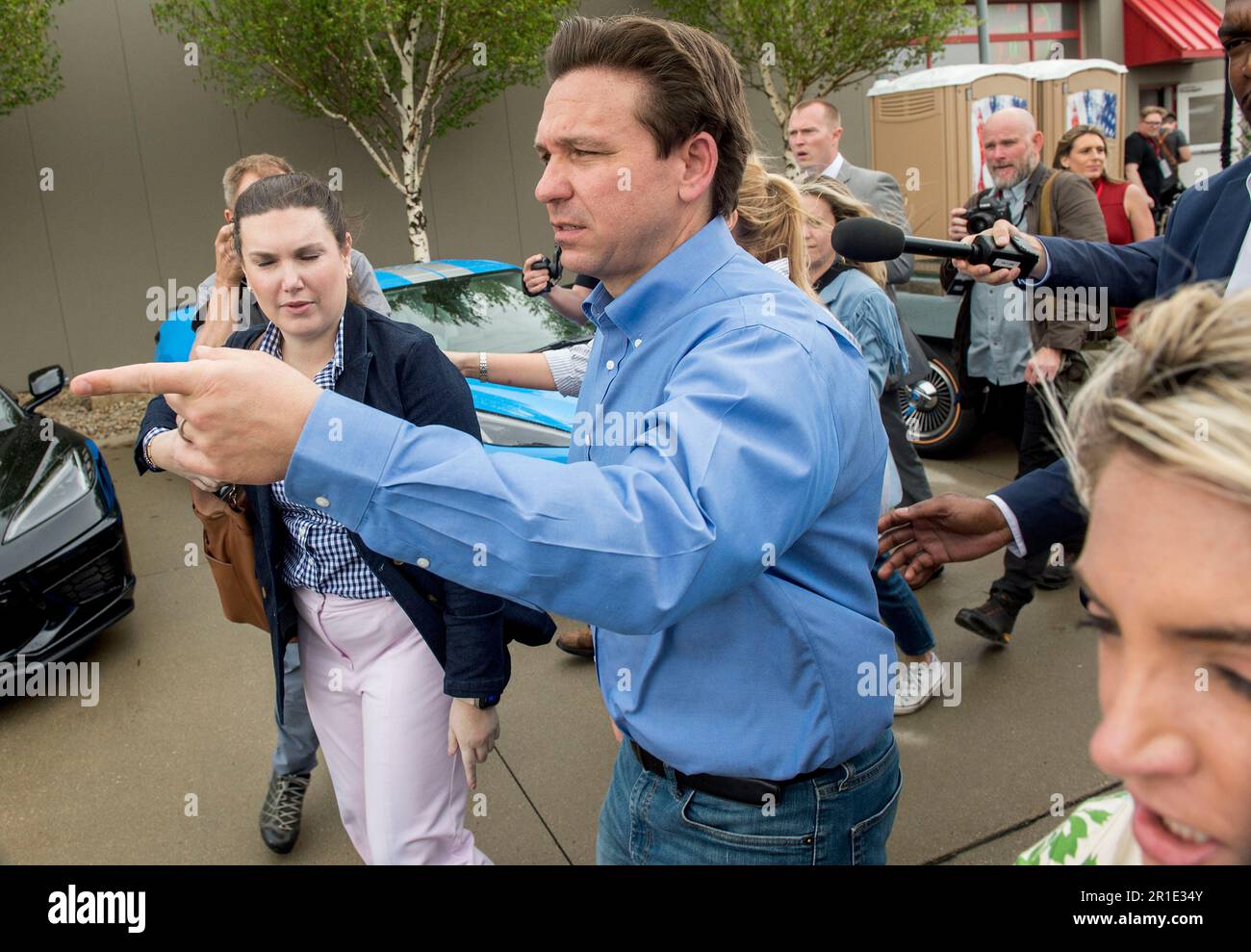 Sioux Center, Iowa, USA. 13th May, 2023. Florida Governor RON DESANTIS