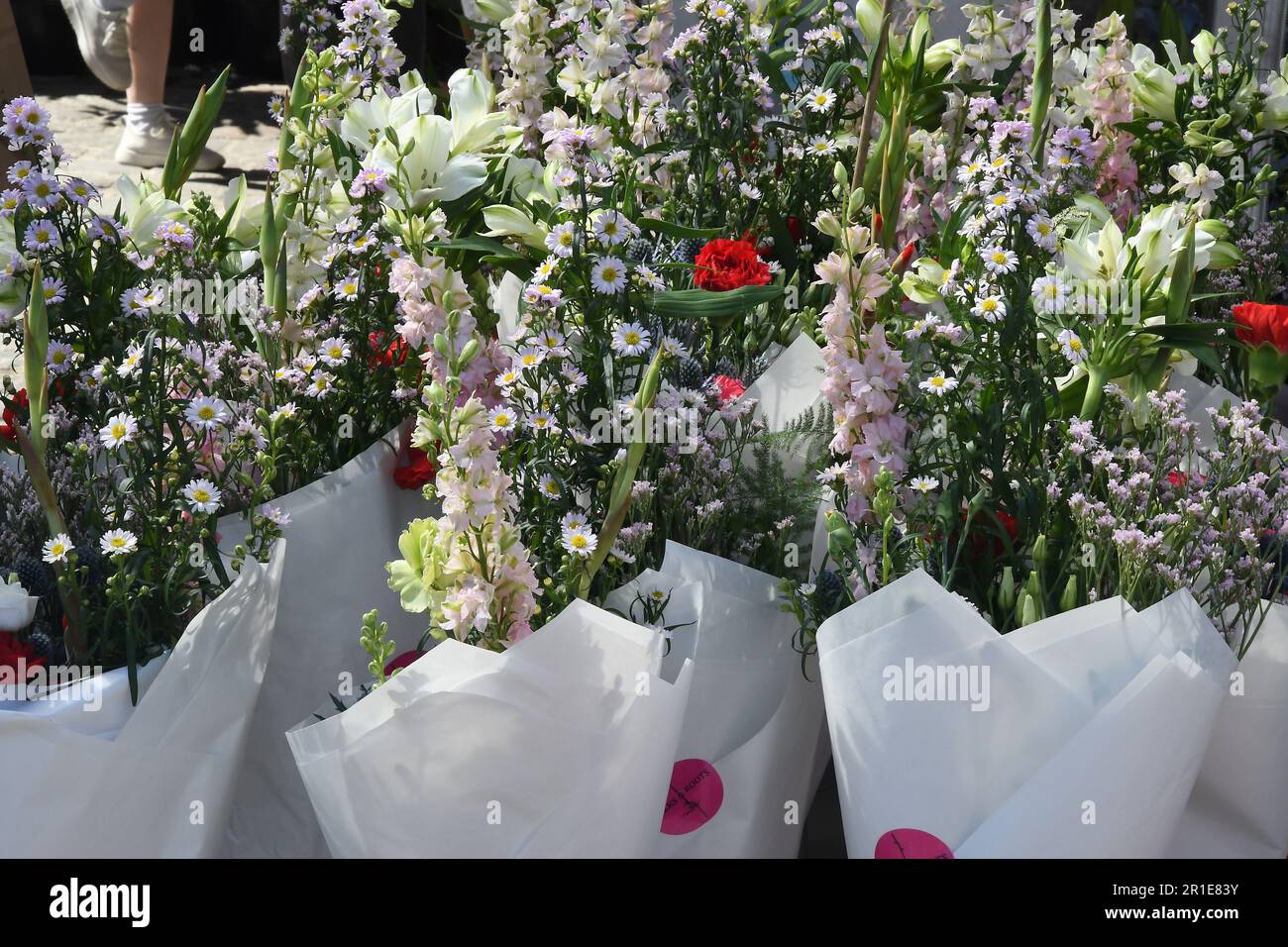 May 13,2023/Flowers bouquets sale for mother day celebration in