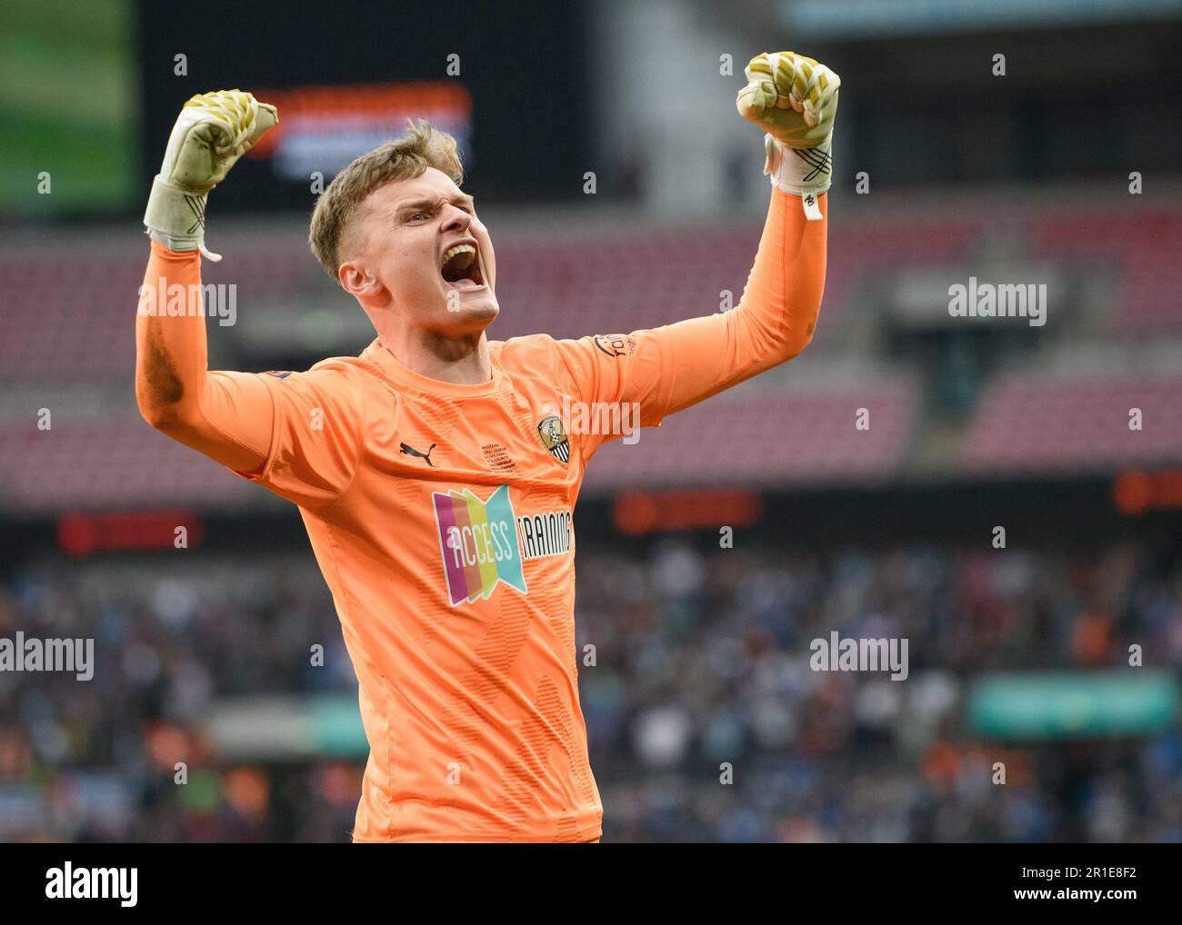 Wembley Stadium, London, UK. 13 May 2023 at 1530hrs. Notts County FC v Chesterfield FC - Vanarama National League Play Off Final.  (Pictured*********), (Caption*********)  Picture: Mark Dunn/Alamy, Stock Photo