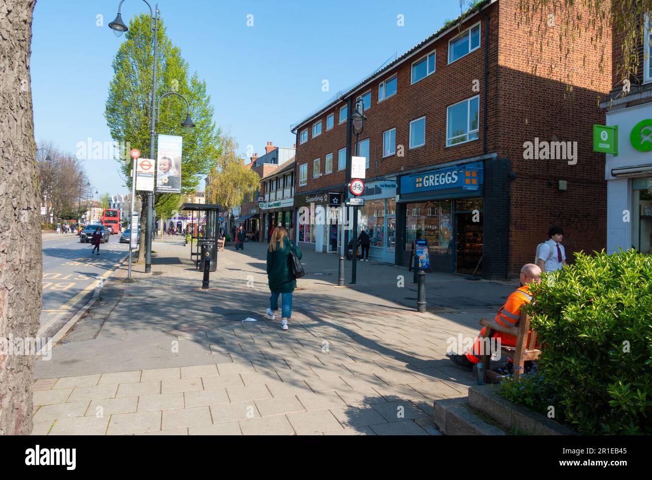 Wanstead high street, london, uk Stock Photo Alamy