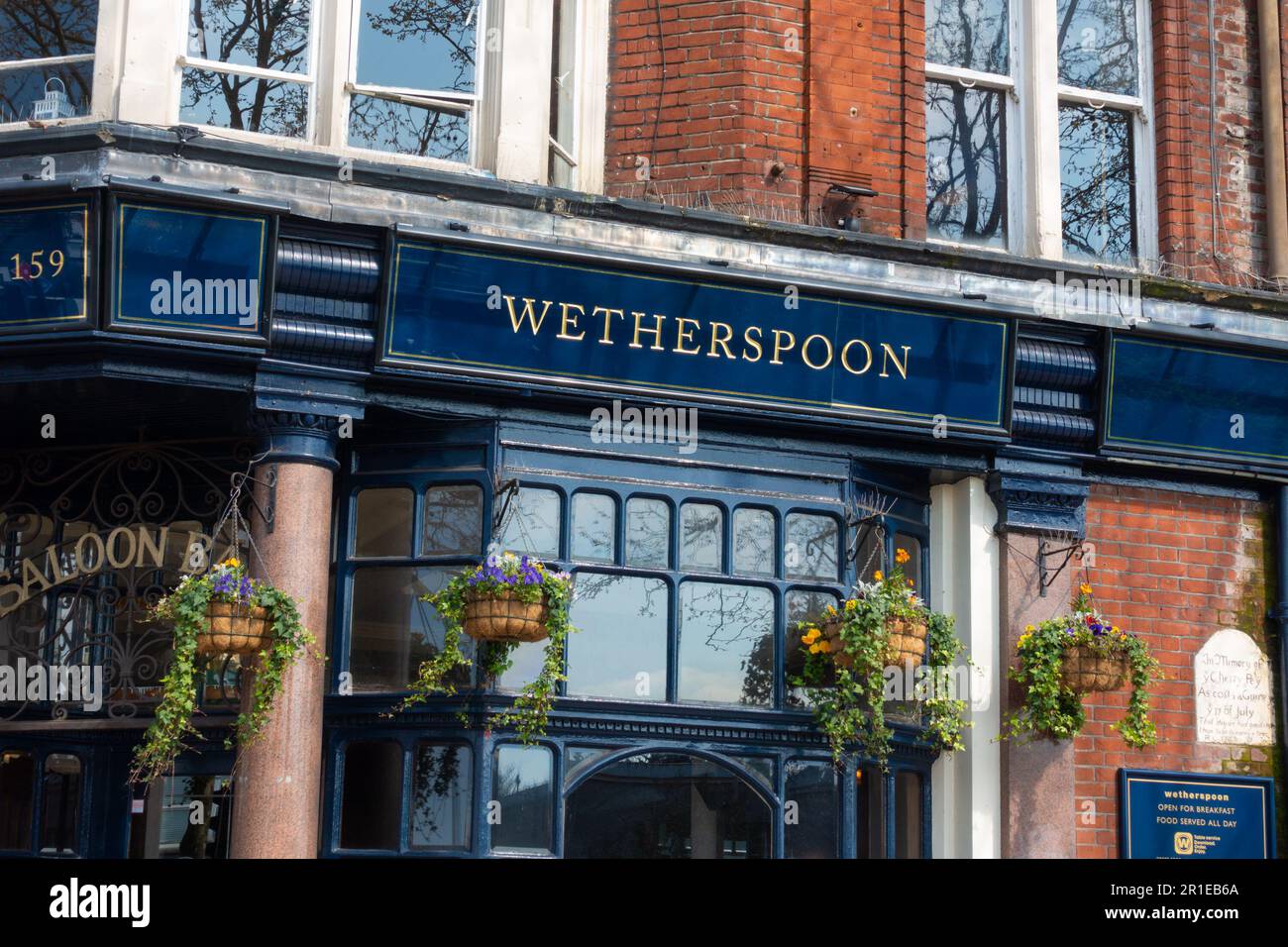 The Wanstead high street, london, uk Stock Photo Alamy