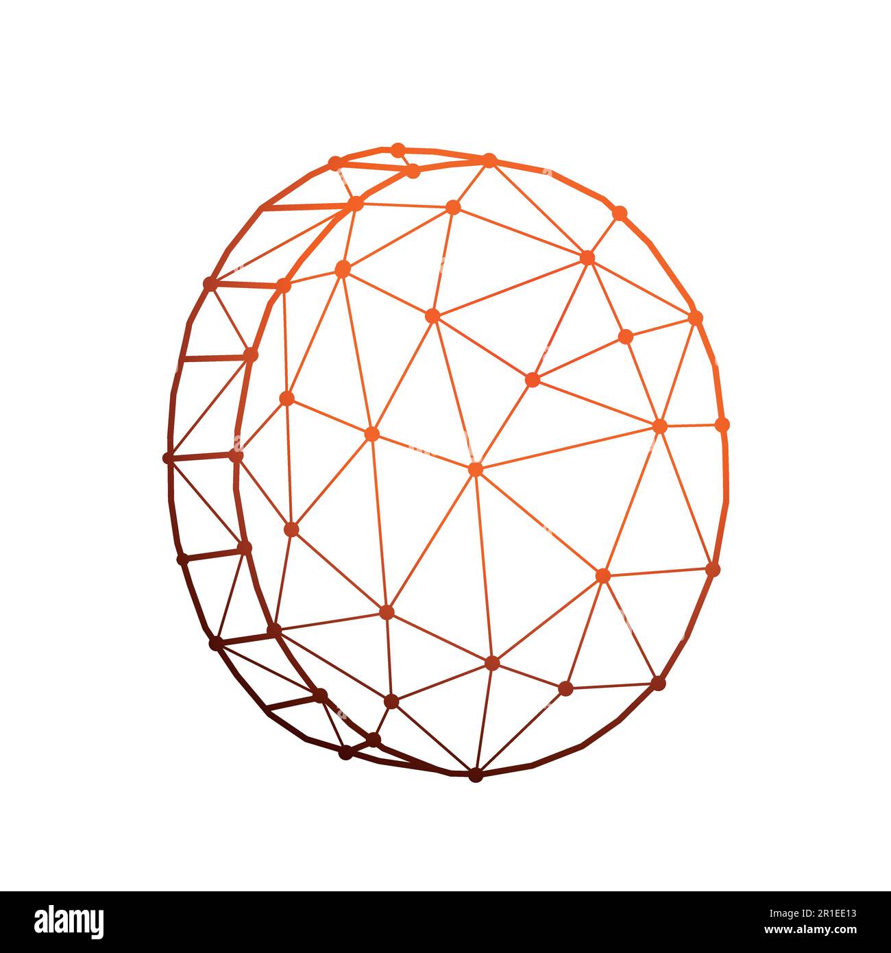 Coin polygonal vector illustration isolated on white background Stock ...