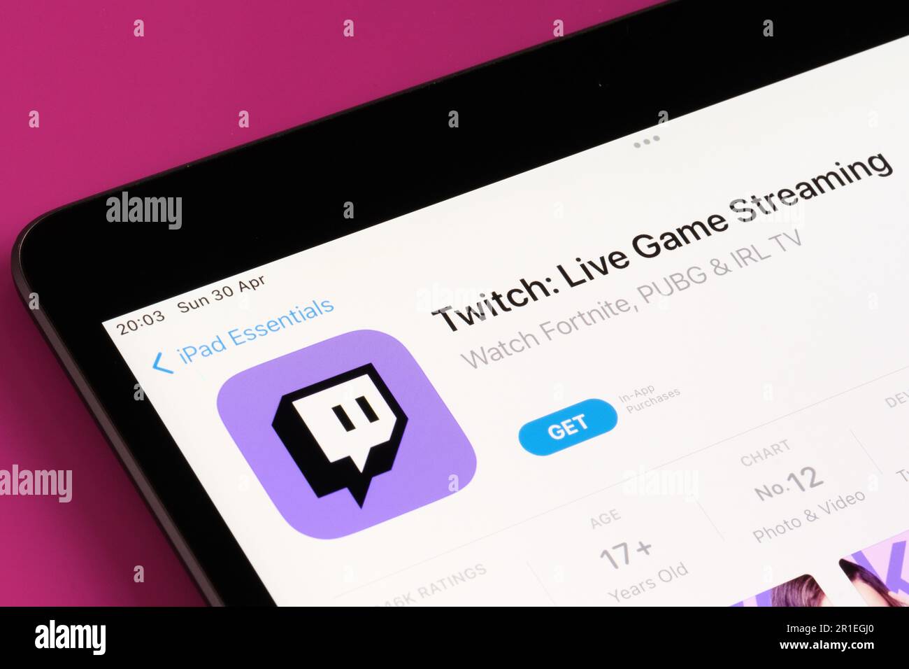 Twitch na App Store