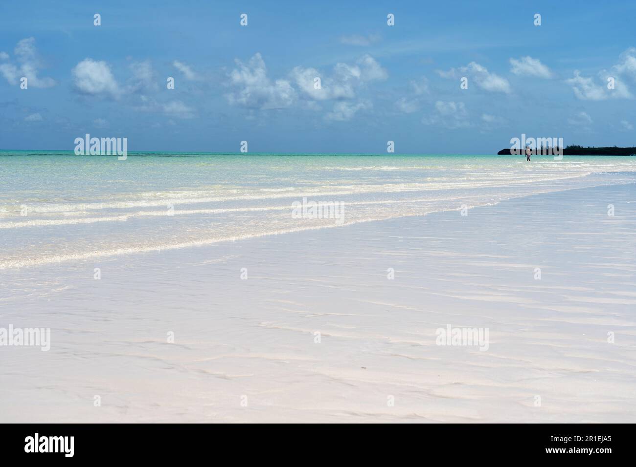Pink Beach on the Spanish Wells in the Bahamas Stock Photo Alamy