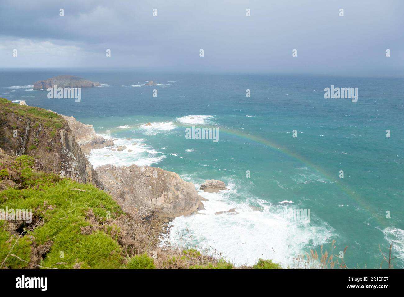 Cliffs Of Cape Penas Landscape Asturias Spain Spanish Coastline 