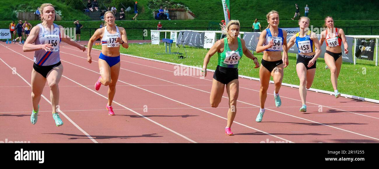Mary Peters Track, Belfast, Northern Ireland, UK. 13 May 2023. Belfast