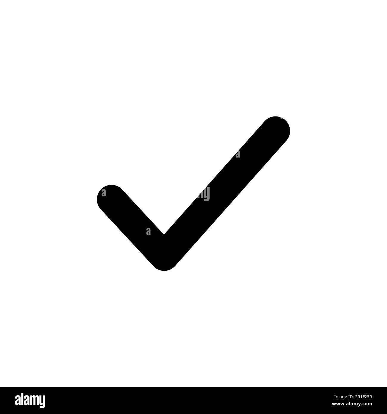 Check mark vector. Check mark icon. Tick mark symbol vector Stock ...