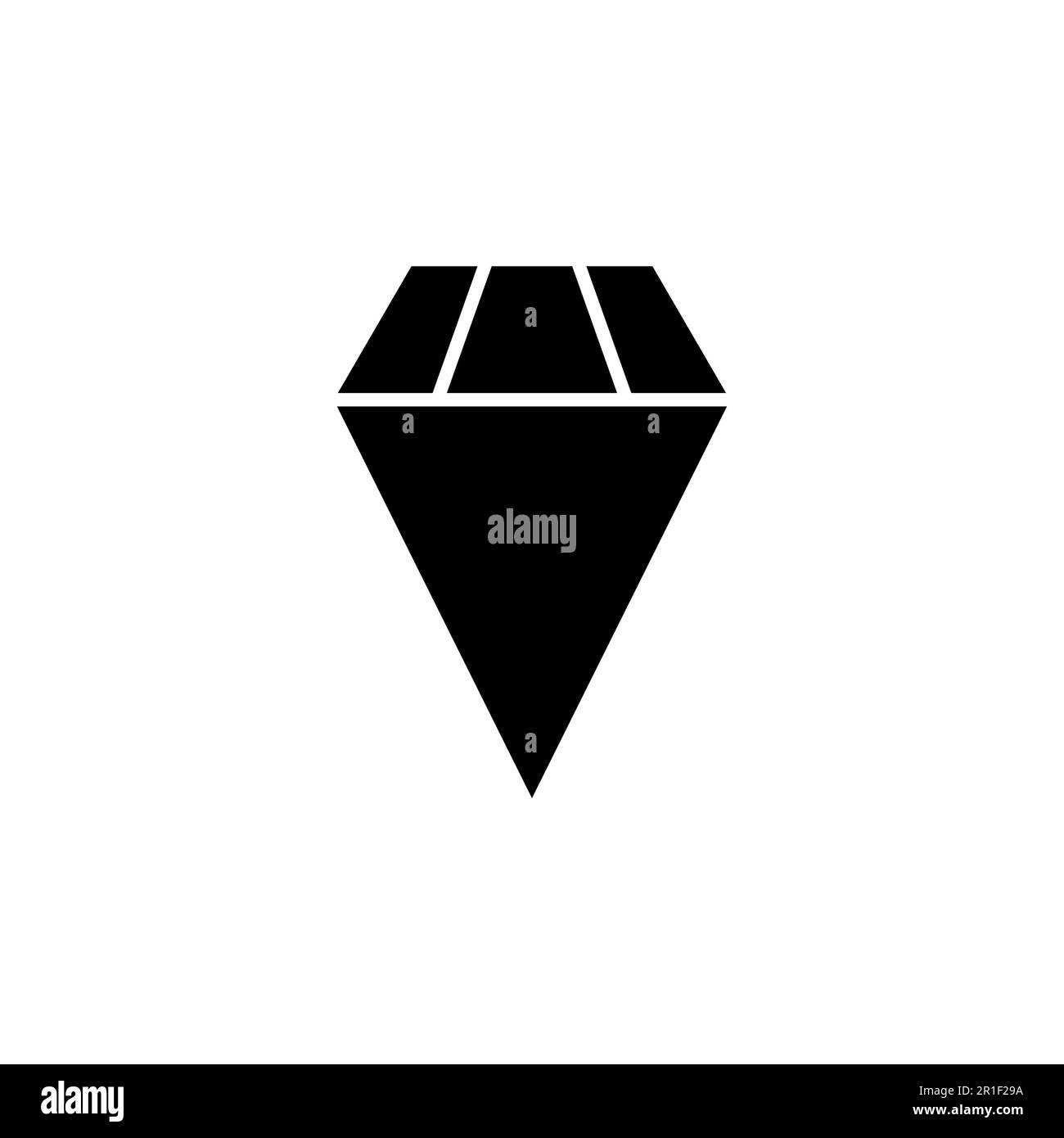 Diamond icon vector. diamond gems vector icon Stock Vector Image & Art ...