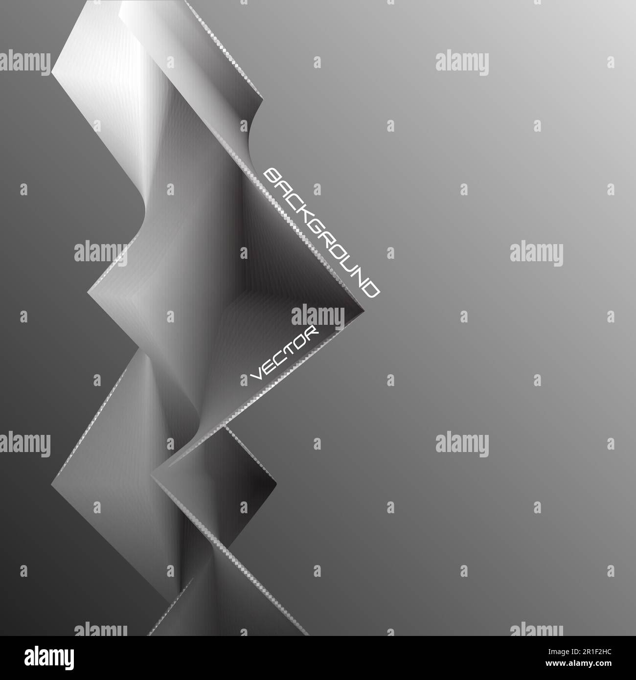 gray background abstract figure vector illustration Stock Vector