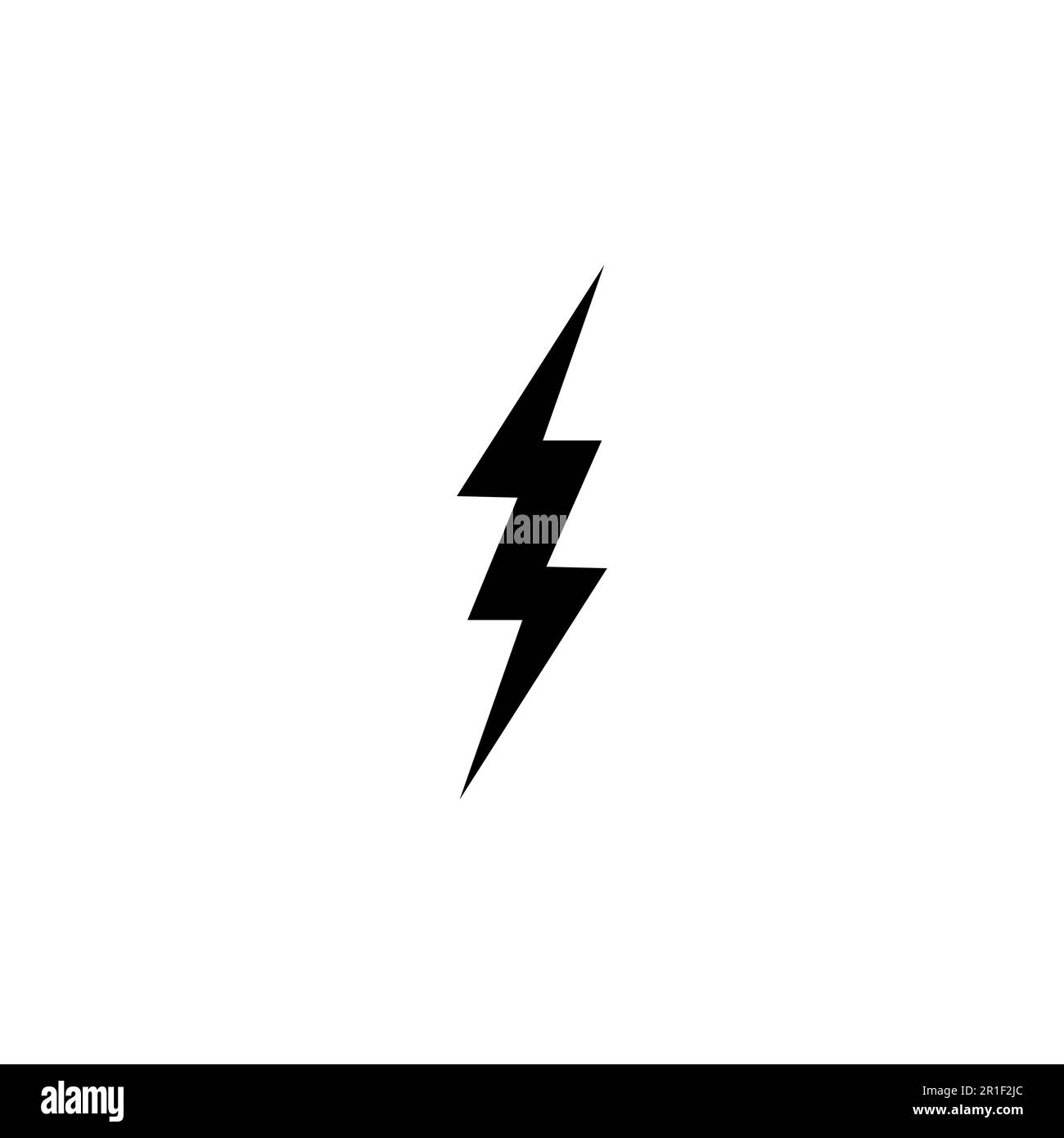 Lightning icon vector. electric icon vector. power icon. energy sign ...