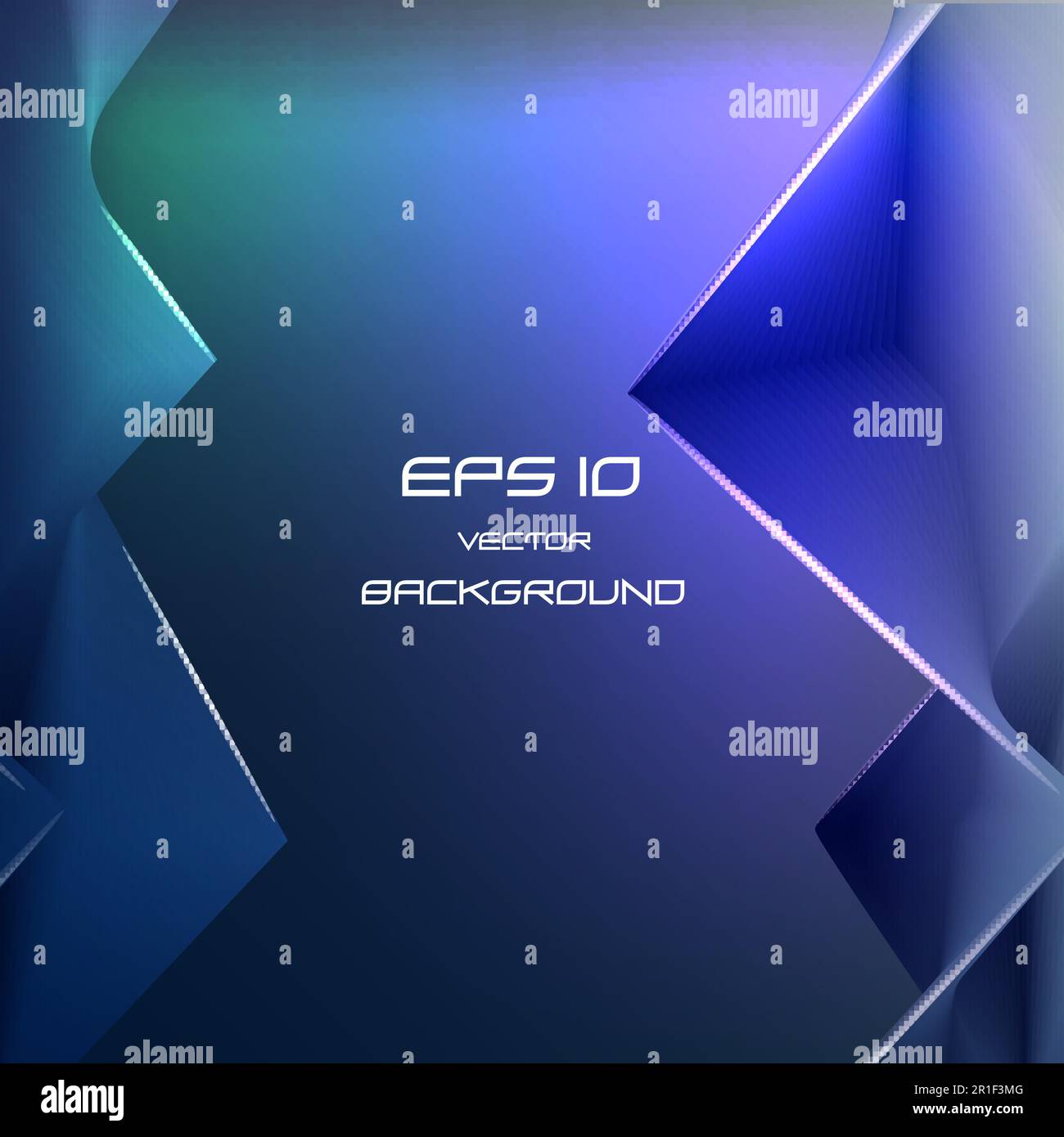 Abstract dark blue background with geometric shapes, vector Stock ...