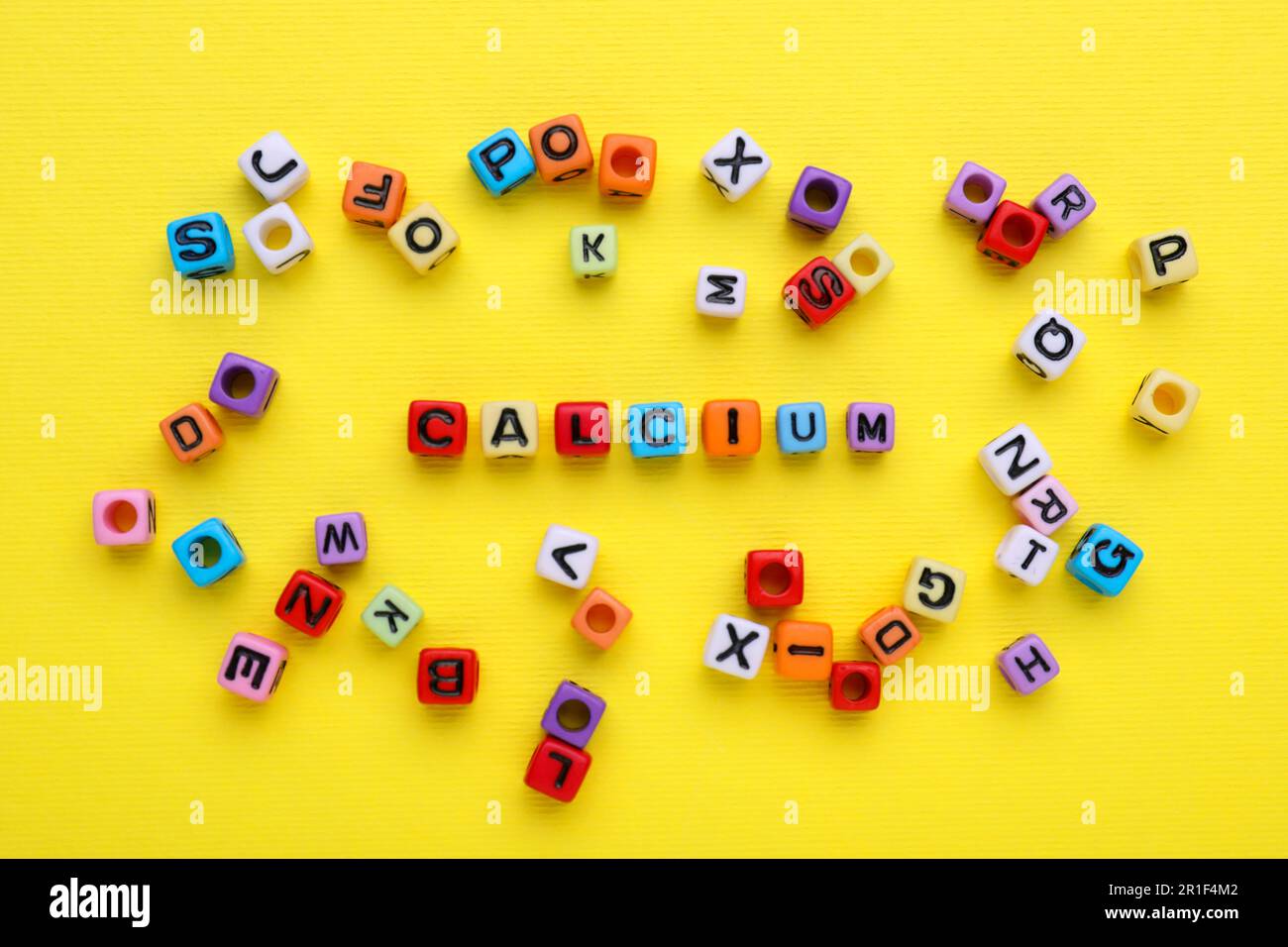 Plastic letter beads hi-res stock photography and images - Alamy
