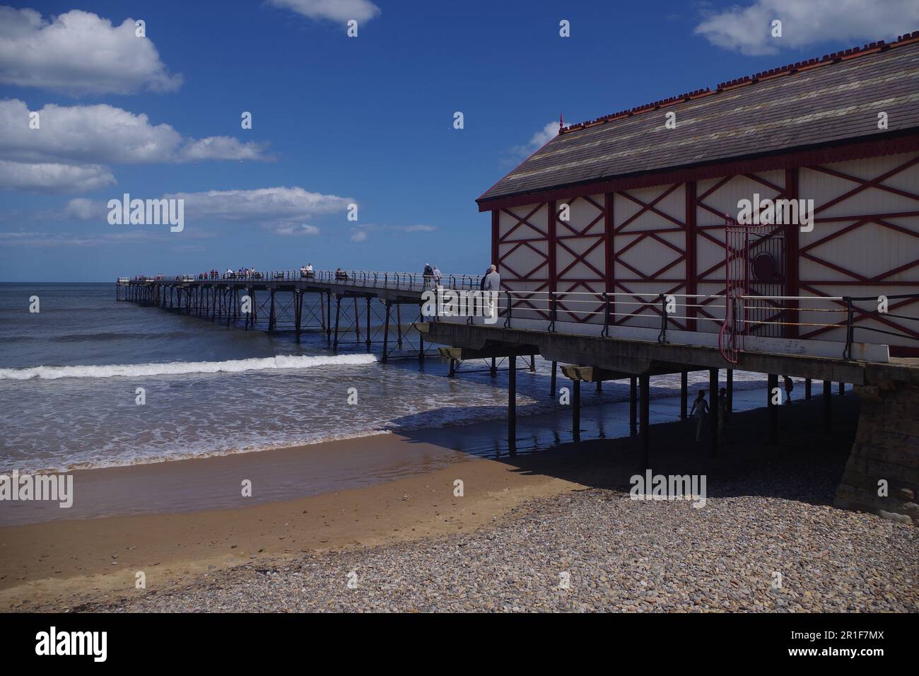 Saltburn Pier, Saltburnbythesea, England Stock Photo Alamy