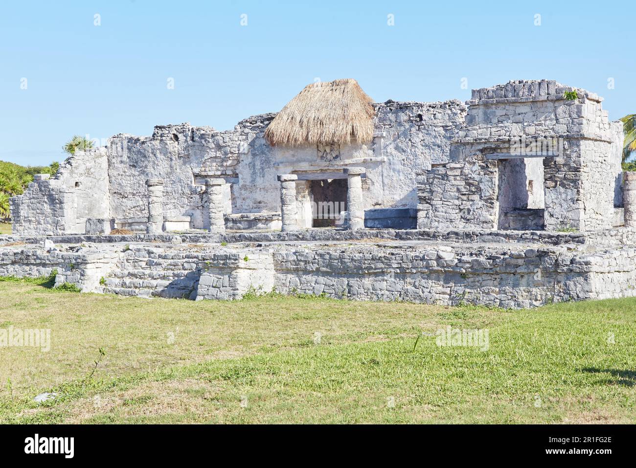 The scenic ruins of Tulum, the only ancient Mayan city