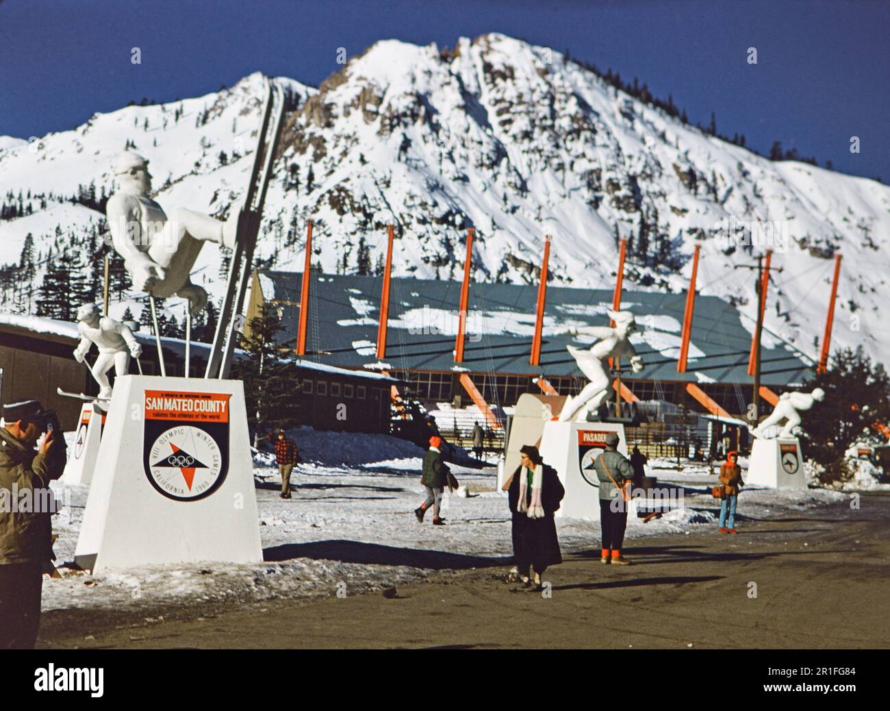 1960 Winter Olympics In Squaw Valley California Entrance To The Squaw Valley Olympic Village